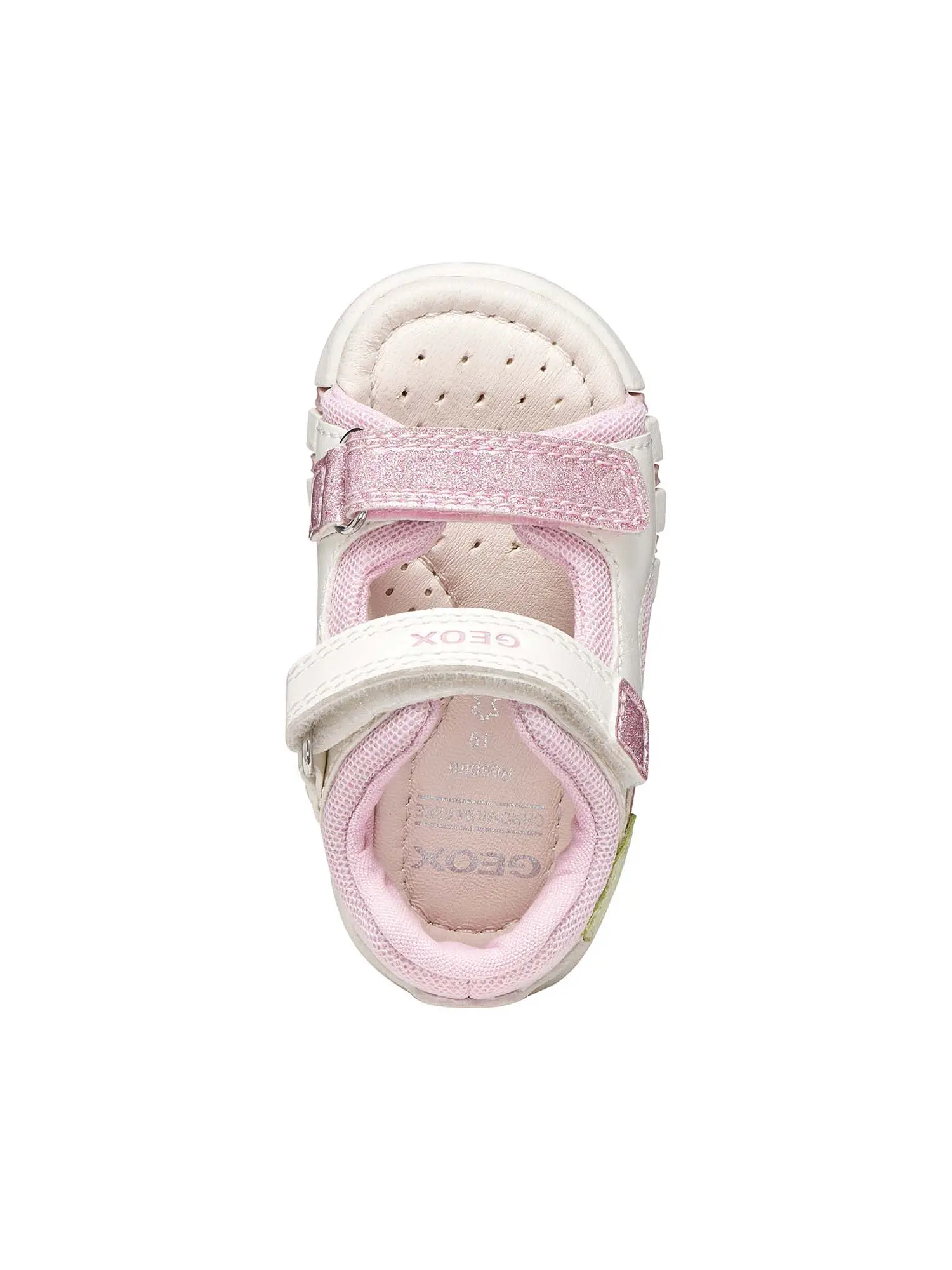 SANDALO BAMBINA - GEOX BIANCO-ROSA - B6517A 054GN - Image 7