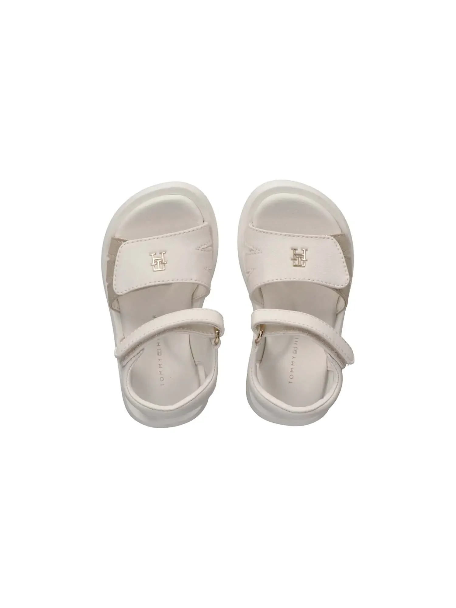 SANDALO BAMBINA - TOMMY HILFIGER BIANCO-PLATINO - T1A2-34274-0326 - Image 3