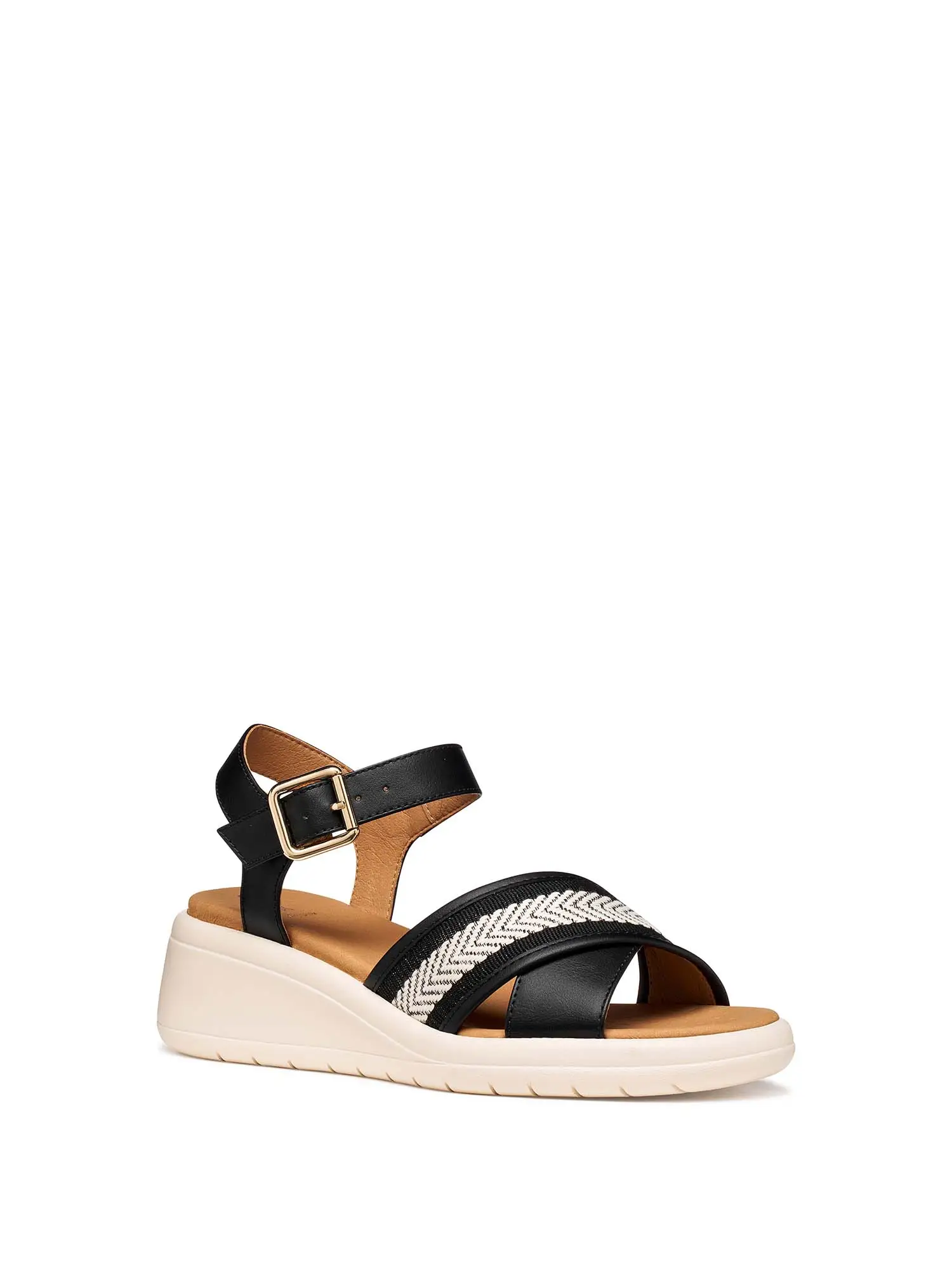 SANDALO DONNA - GEOX NERO - D550EG 05411 - Image 2