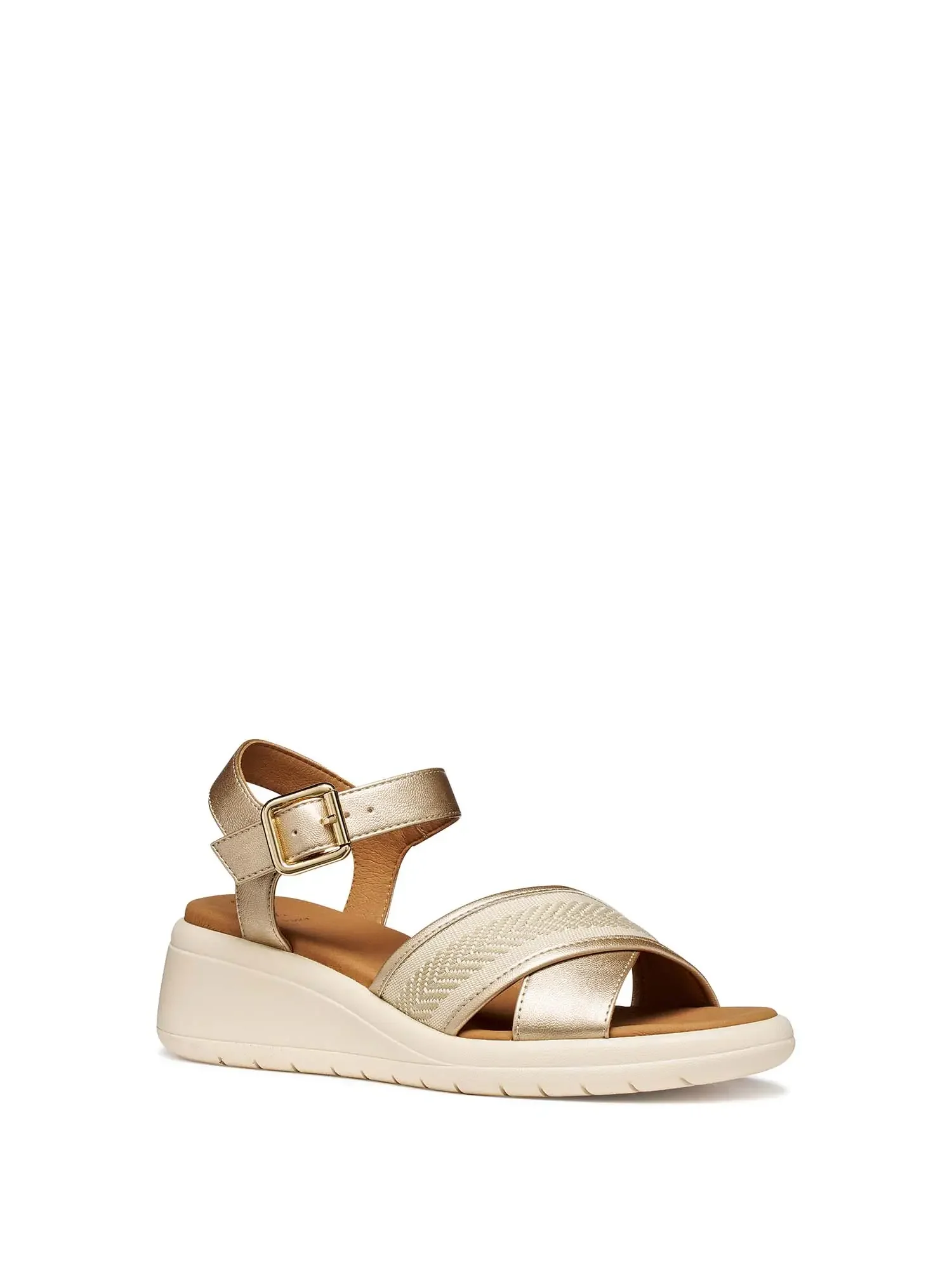 SANDALO DONNA - GEOX ORO - D550EG 0AJ11 - Image 2
