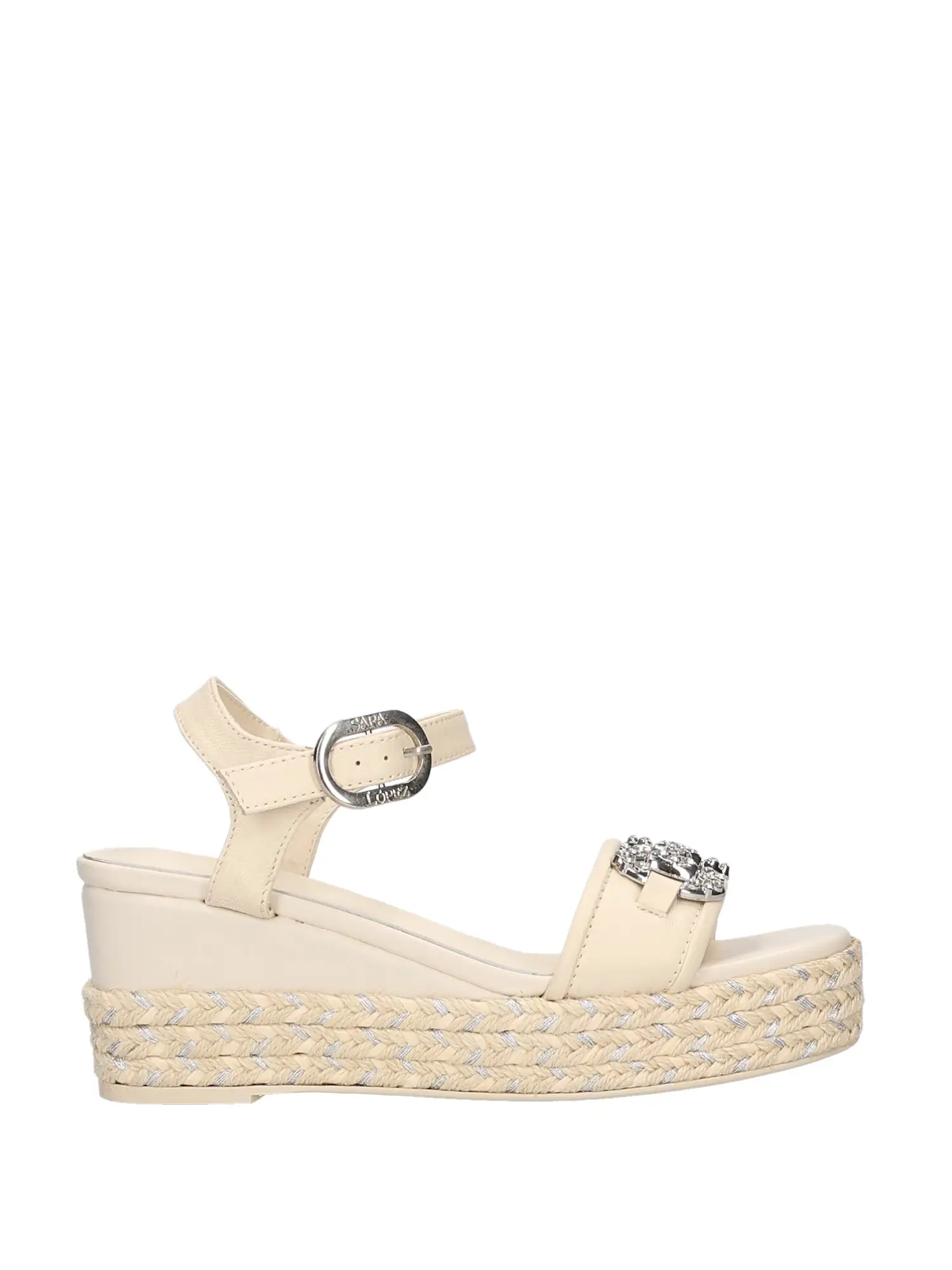 SANDALO DONNA - SARA LOPEZ CREMA - SL51SA 301P