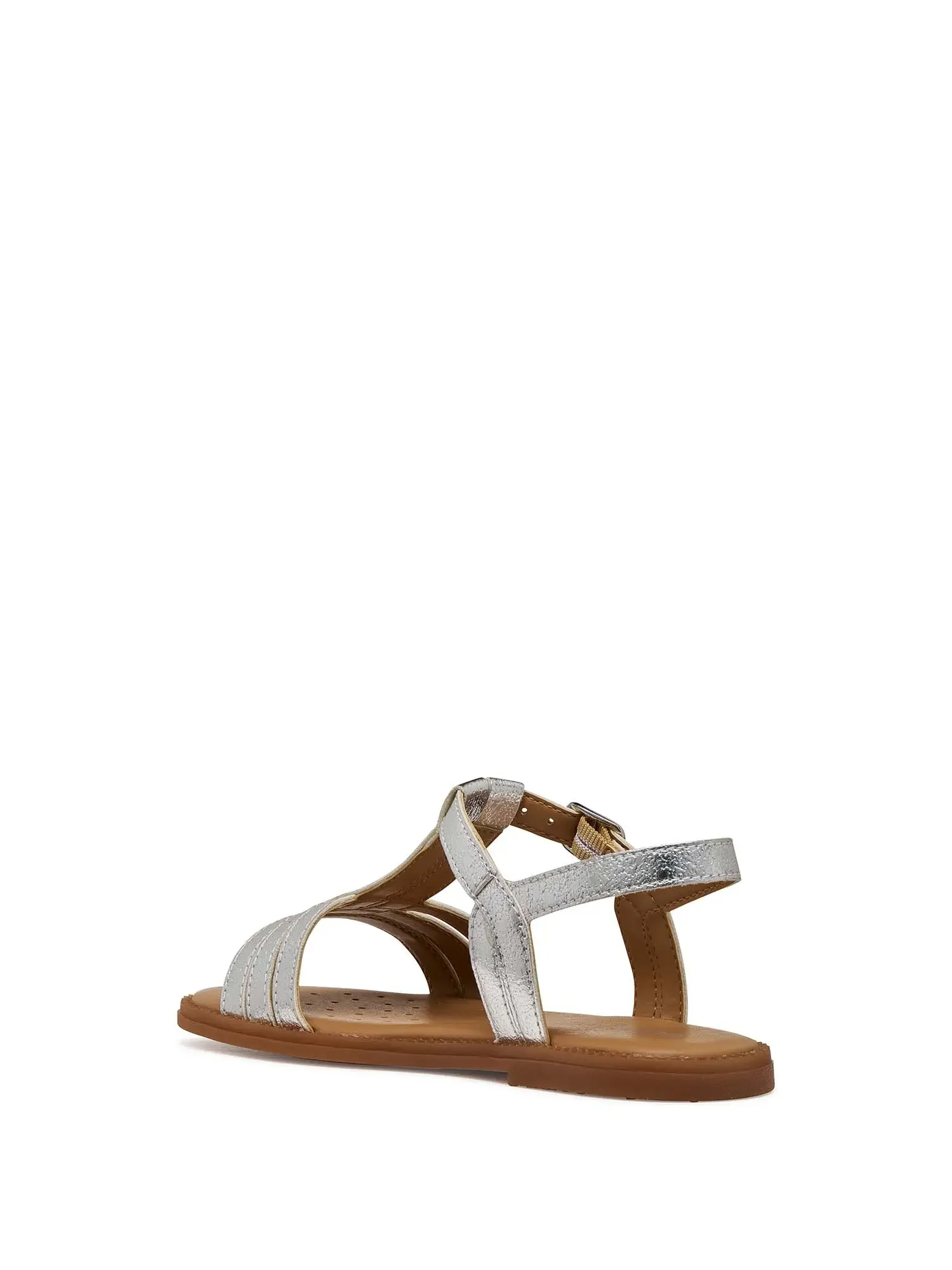 SANDALO RAGAZZA - GEOX ARGENTO - J6535B 000BN - Image 3