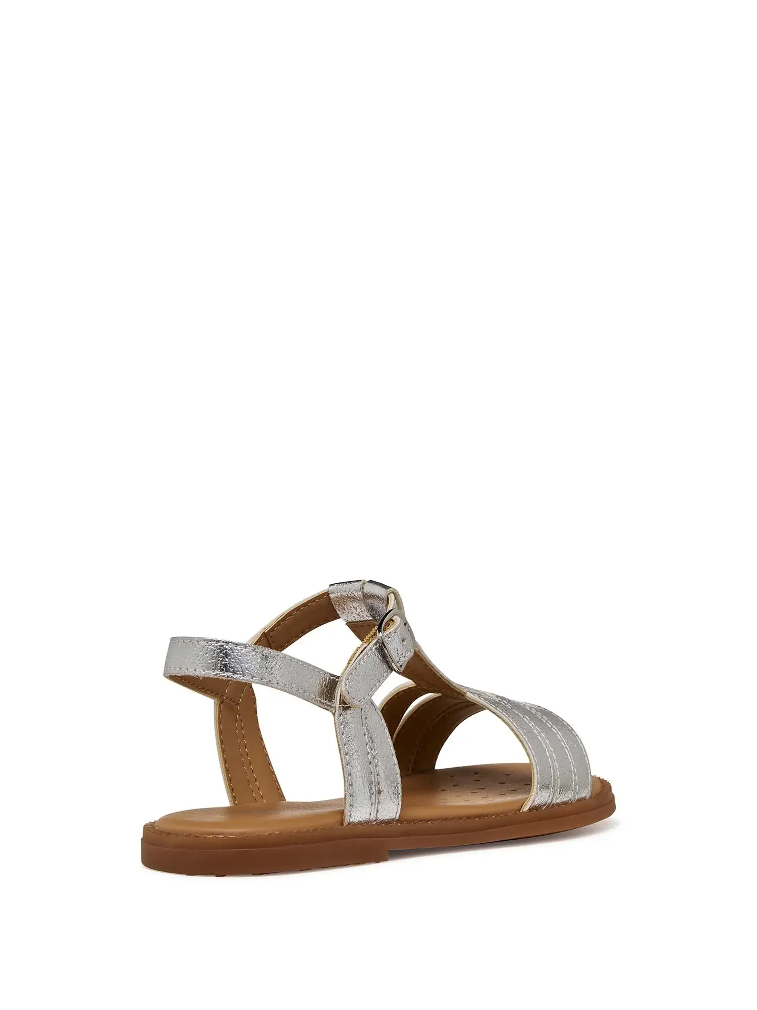 SANDALO RAGAZZA - GEOX ARGENTO - J6535B 000BN - Image 4