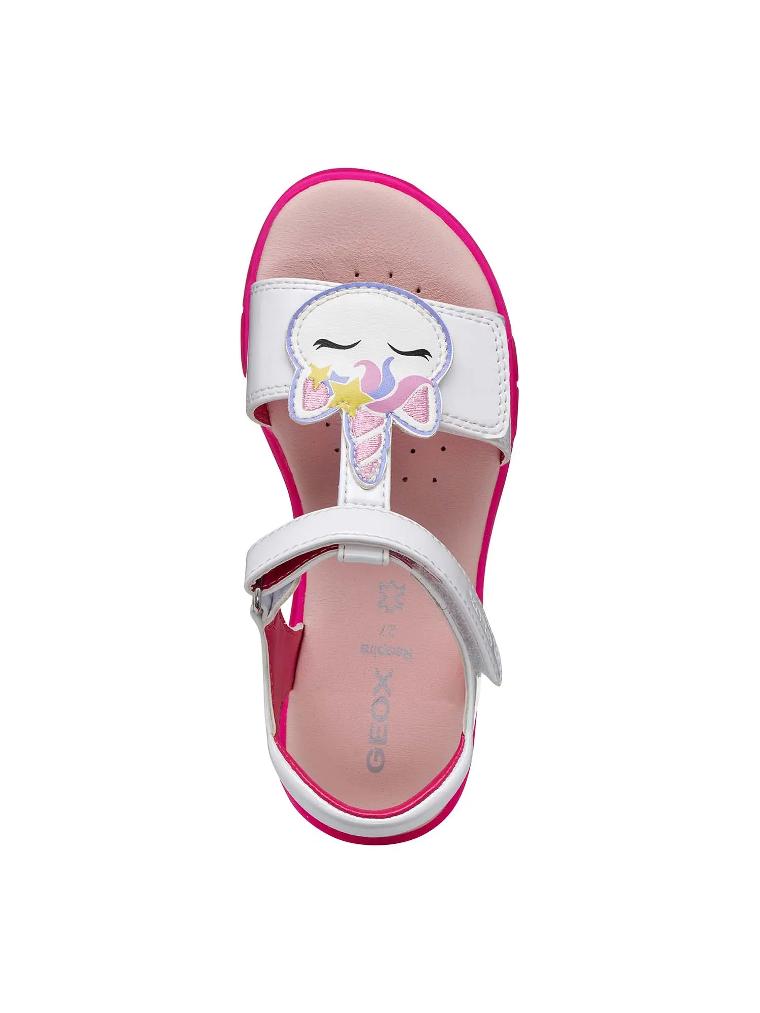 SANDALO RAGAZZA - GEOX BIANCO-FUXIA - J65P1C 000HH - Image 5