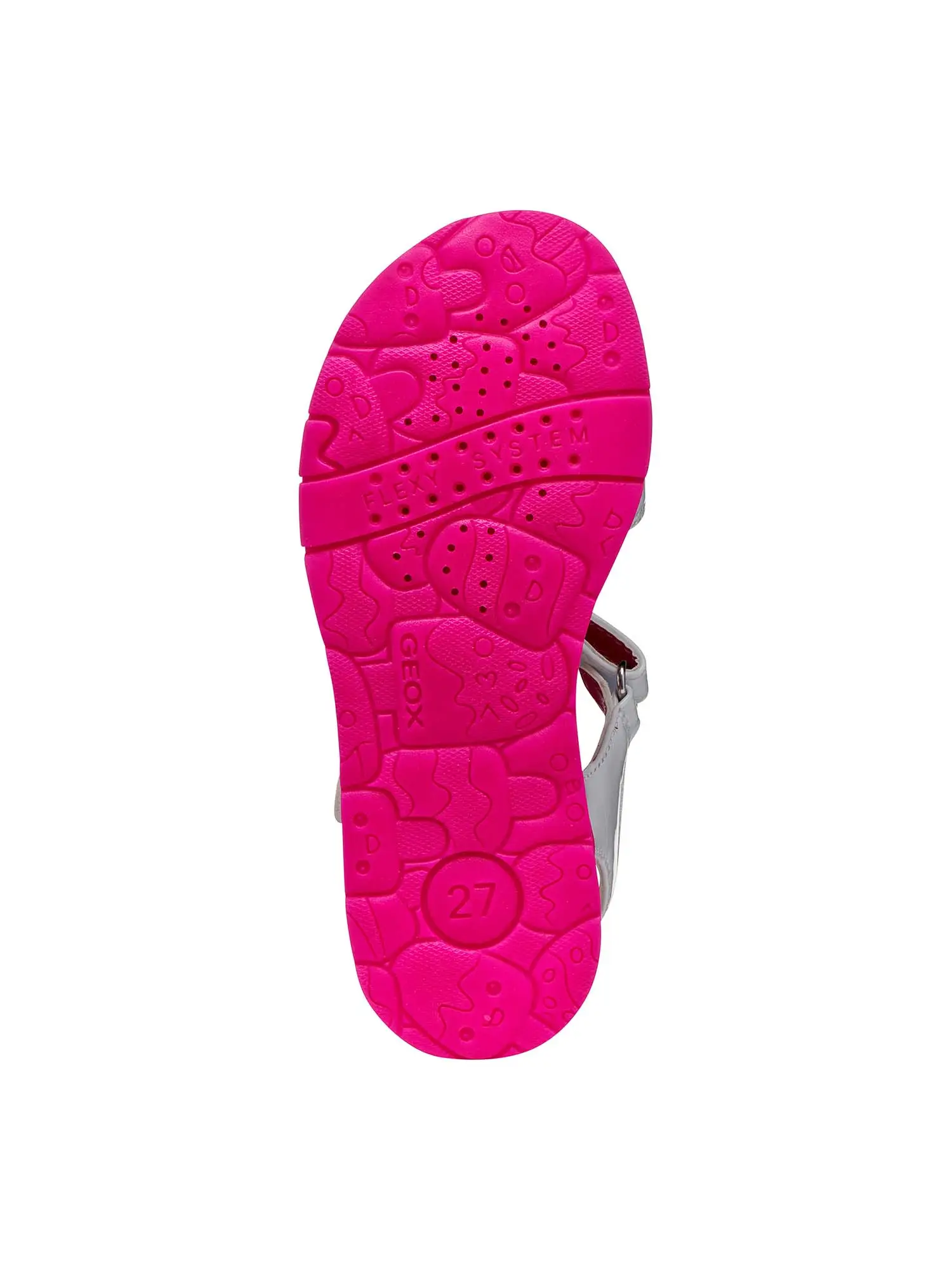 SANDALO RAGAZZA - GEOX BIANCO-FUXIA - J65P1C 000HH - Image 6
