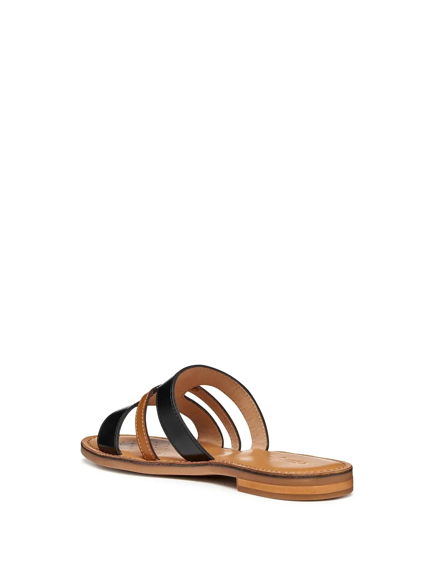 SCALZATO DONNA - GEOX NERO-CAMEL - D65YMP 0001J - Image 3