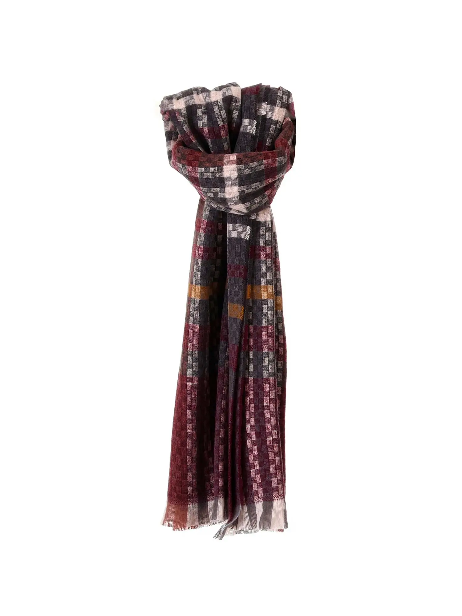 SCIARPA DONNA - LUMBERJACK NERO - D814