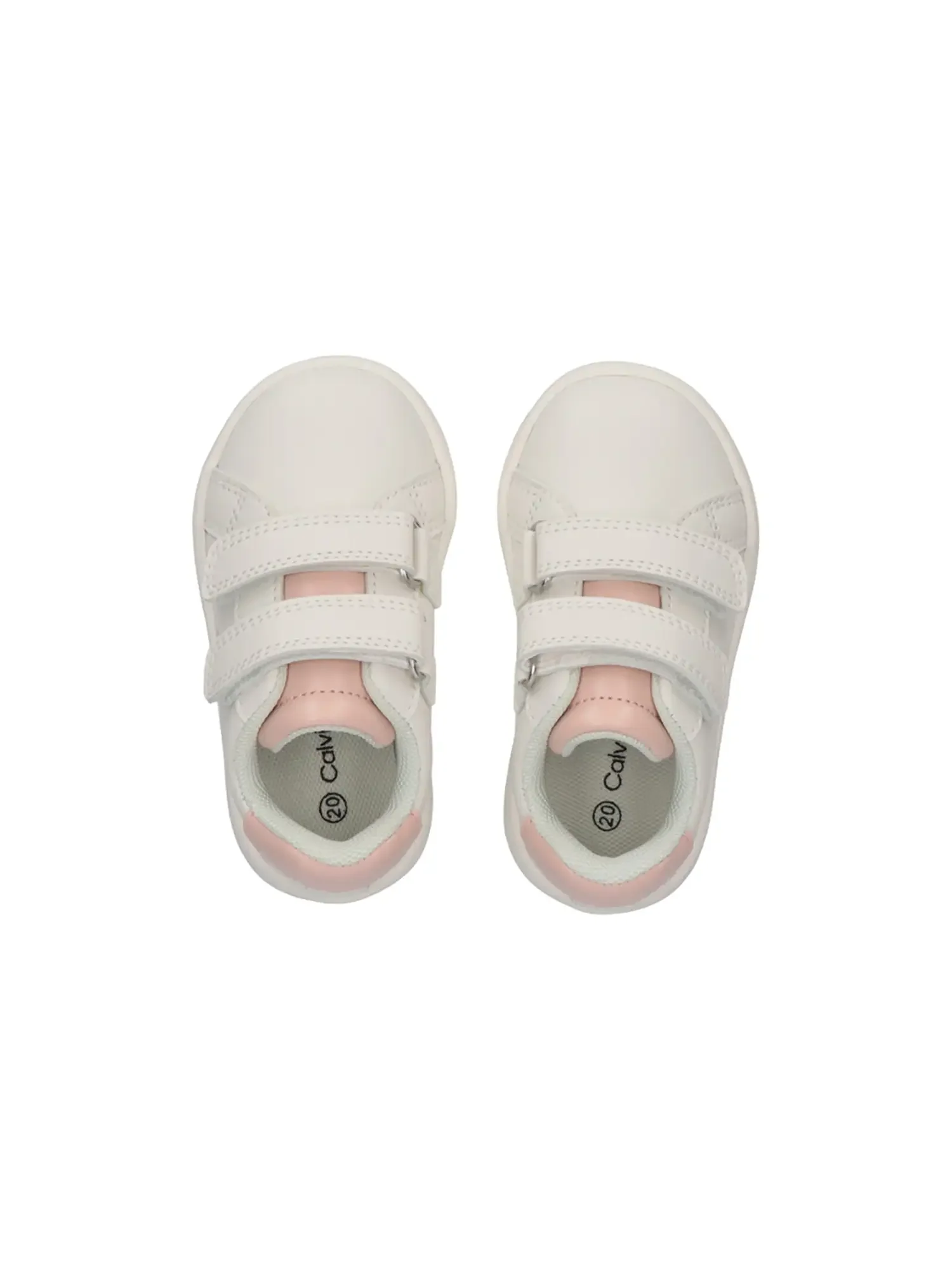 SNEAKERS BAMBINA - CALVIN KLEIN BIANCO-NUDO - V1A9-83206-1355 - Image 3