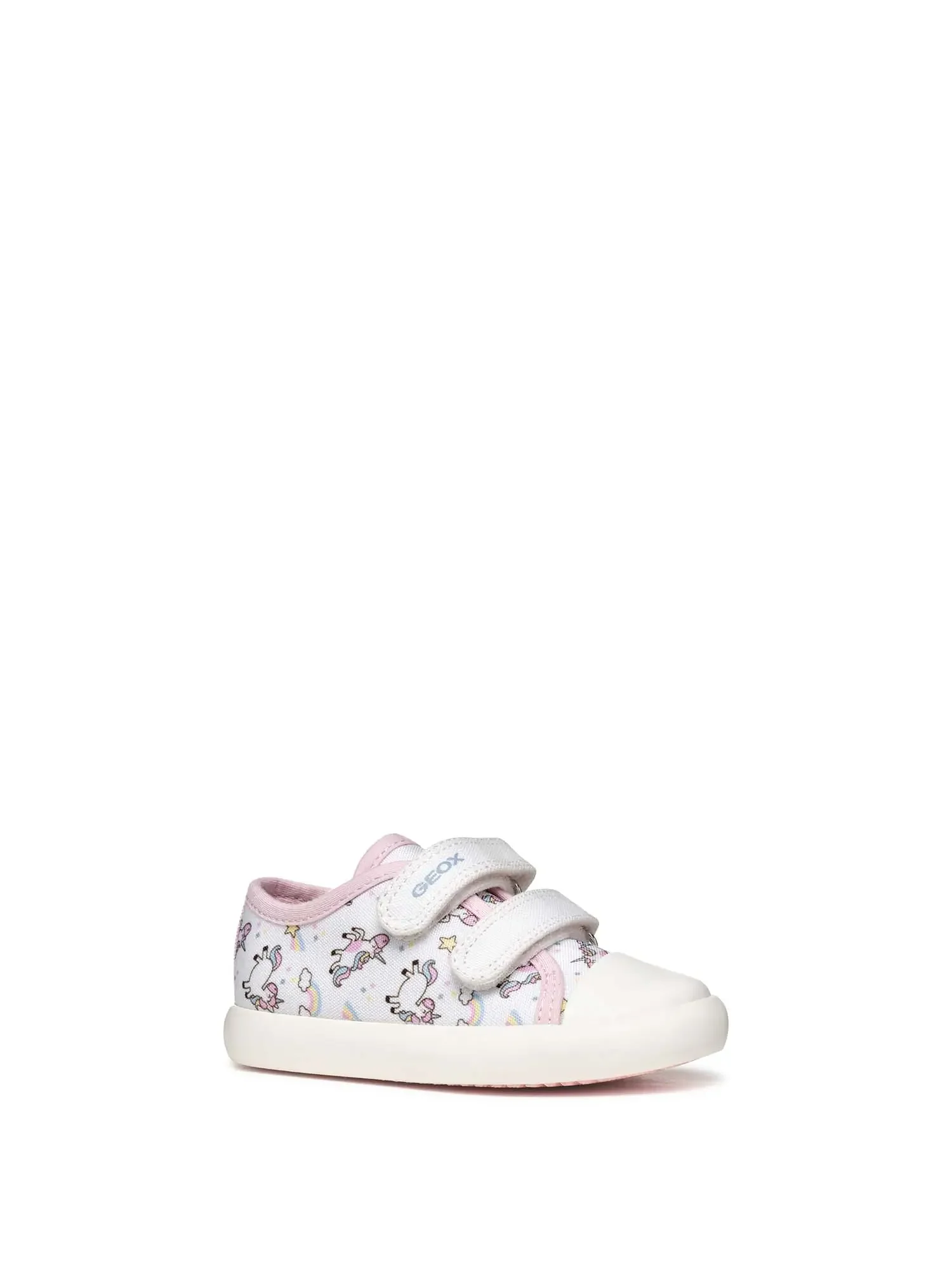 SNEAKERS BAMBINA - GEOX BIANCO-ROSA - B451MB 000AN - Image 4