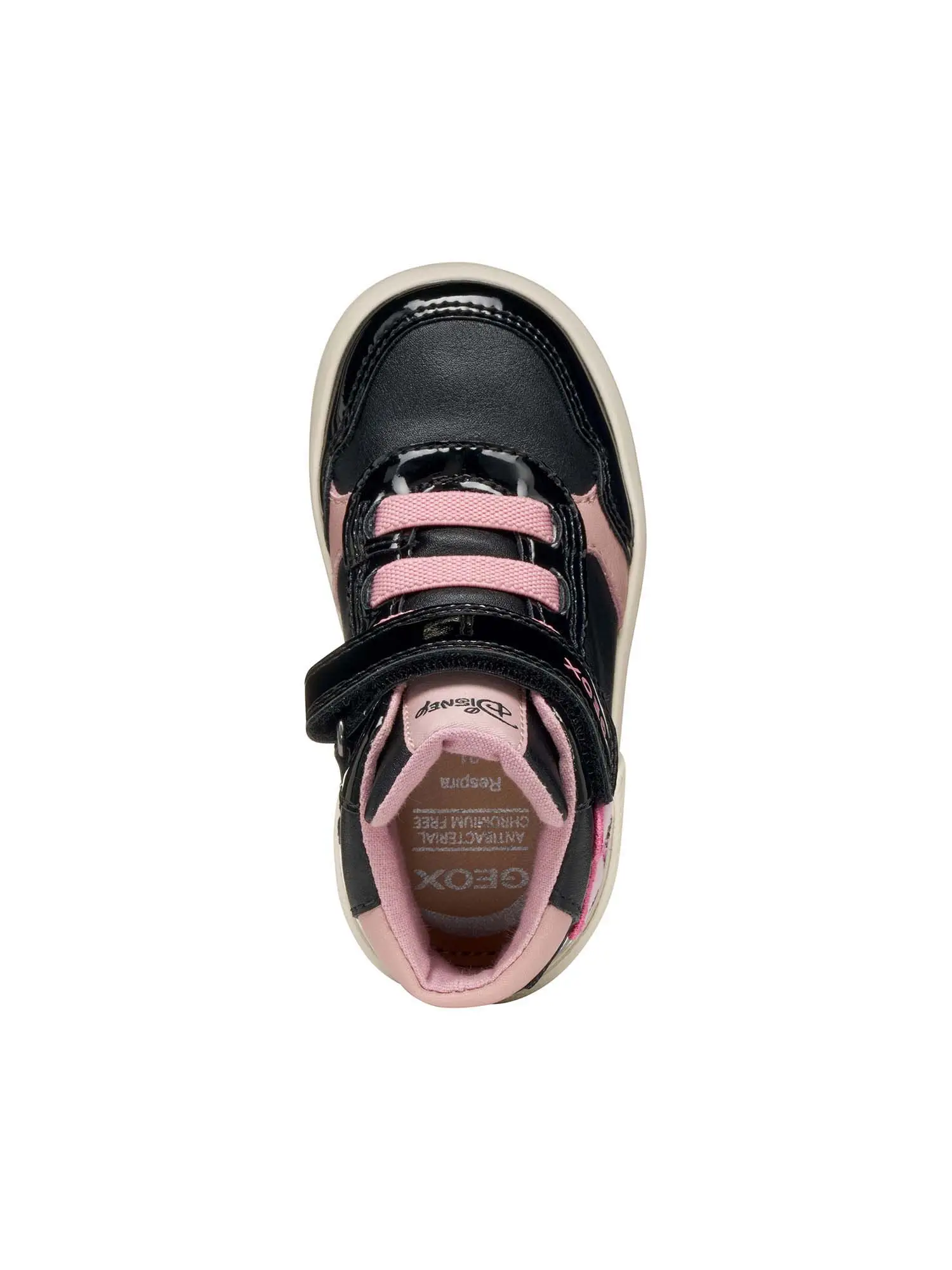 SNEAKERS BAMBINA - GEOX NERO-ROSA - B561MC 00254 - Image 5