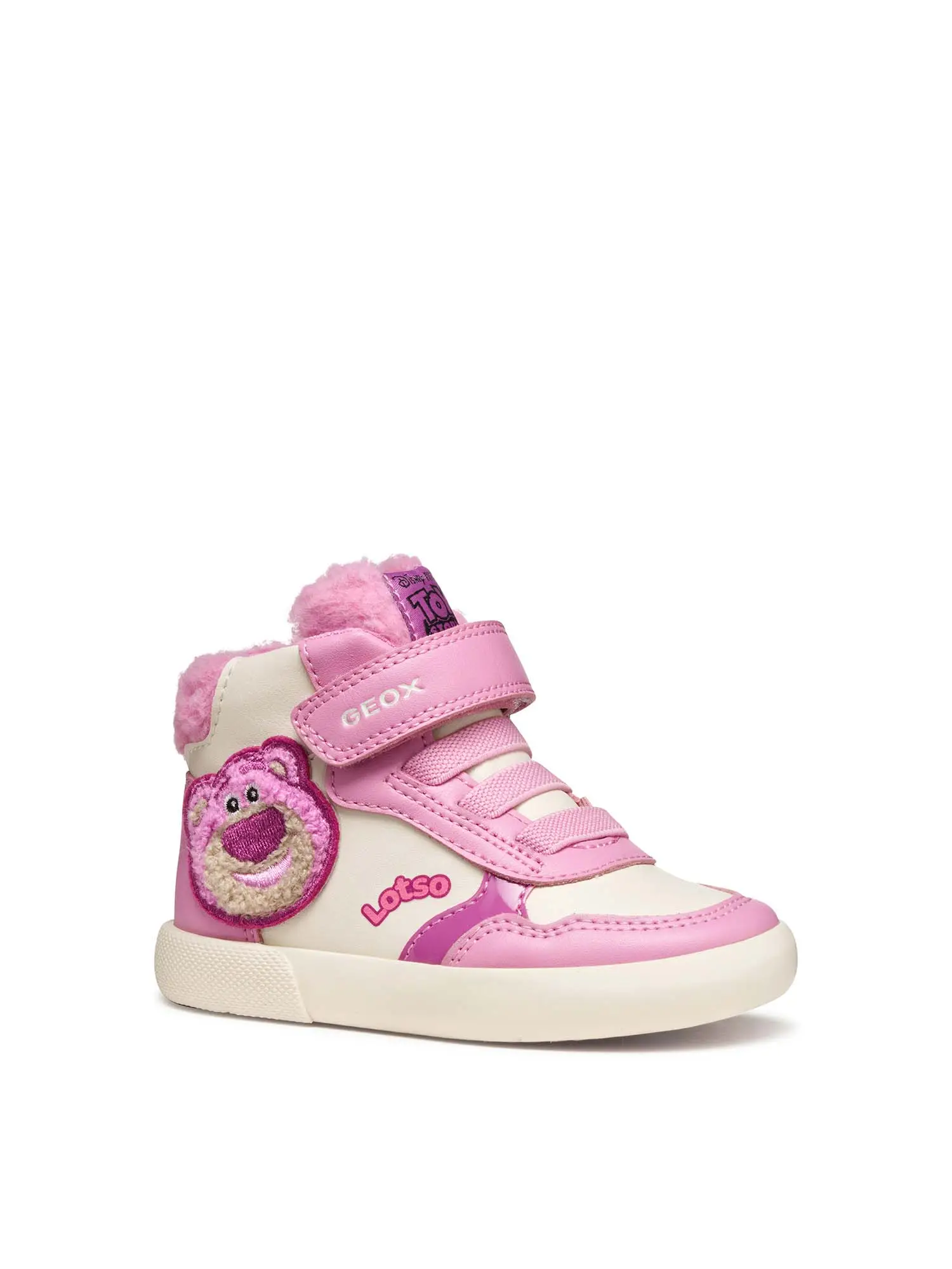 SNEAKERS BAMBINA - GEOX ROSA-BIANCO - B561ME 0BCBH - Image 2