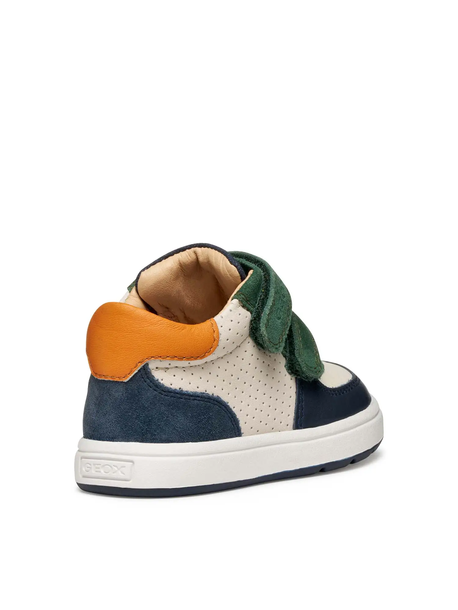 SNEAKERS BAMBINO - GEOX AVORIO-VERDE - B554DA 08522 - Image 4