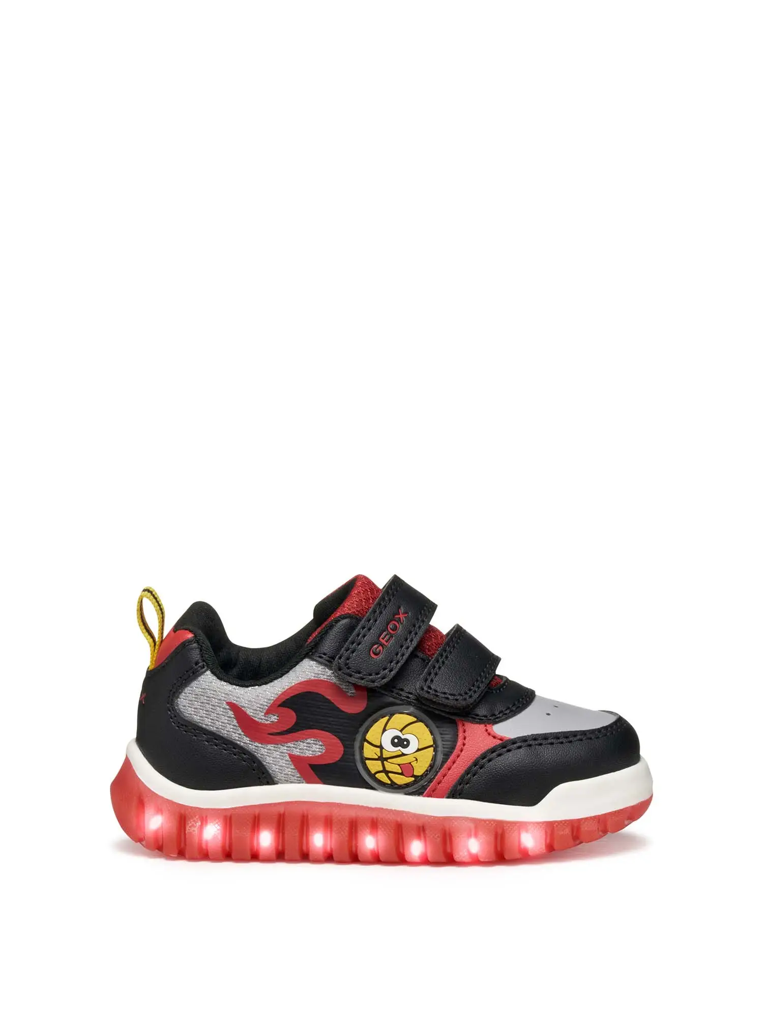 SNEAKERS BAMBINO - GEOX NERO-ROSSO - B565ZA 0BC14 - Image 2