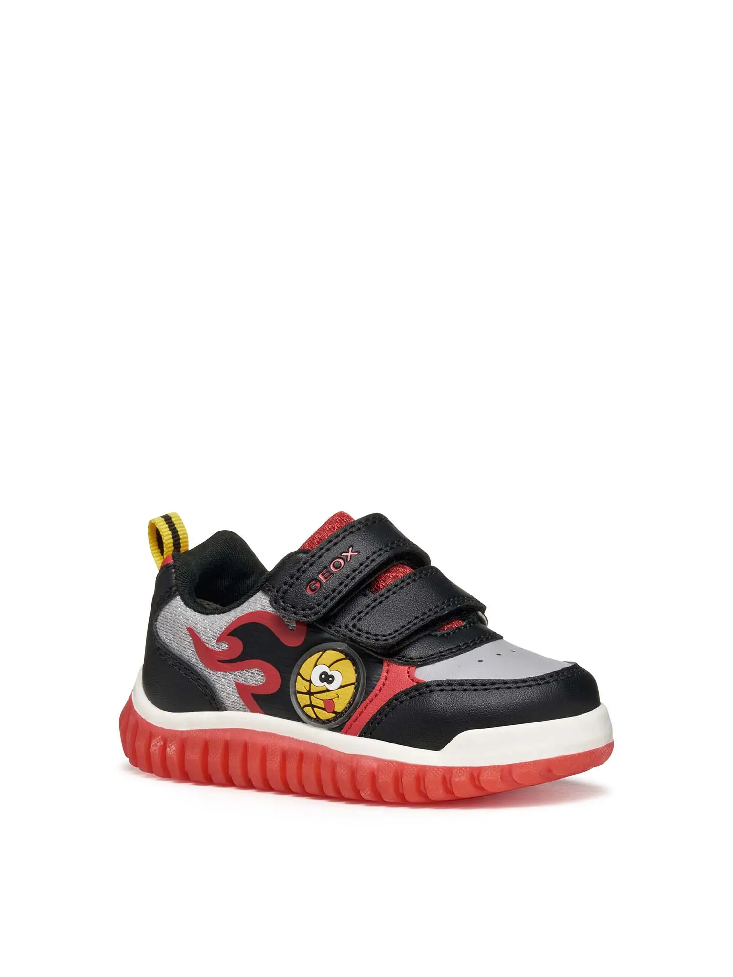 SNEAKERS BAMBINO - GEOX NERO-ROSSO - B565ZA 0BC14 - Image 3