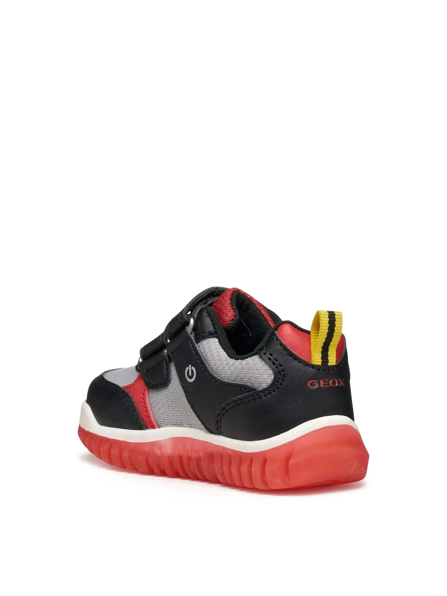 SNEAKERS BAMBINO - GEOX NERO-ROSSO - B565ZA 0BC14 - Image 4