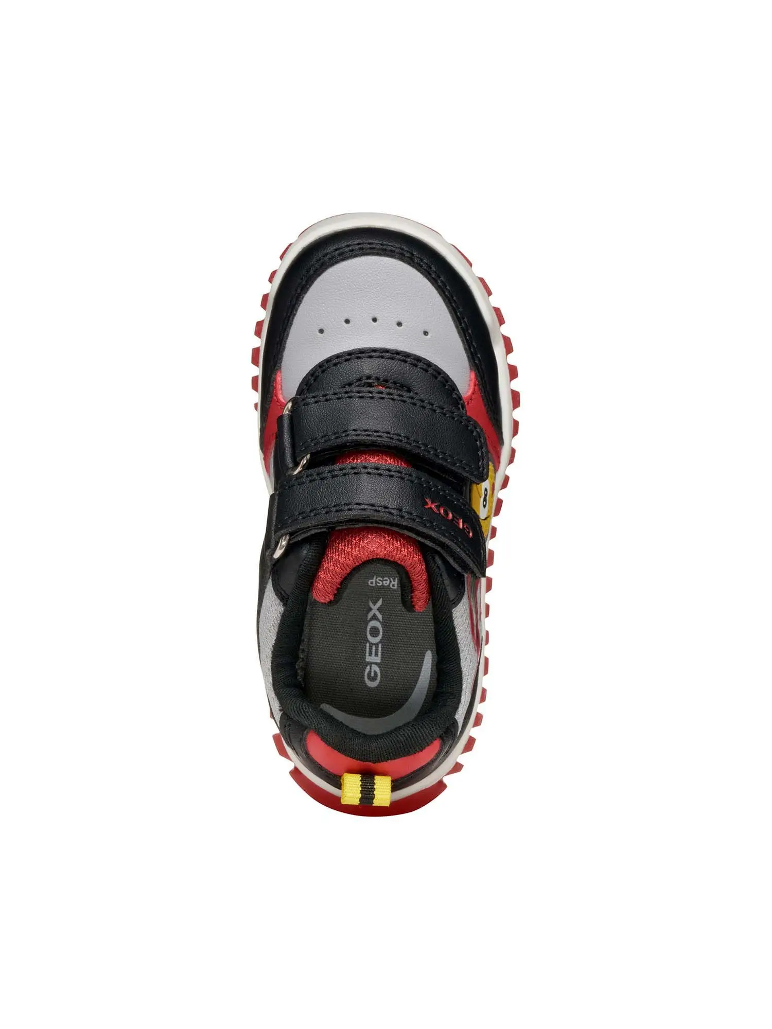 SNEAKERS BAMBINO - GEOX NERO-ROSSO - B565ZA 0BC14 - Image 6