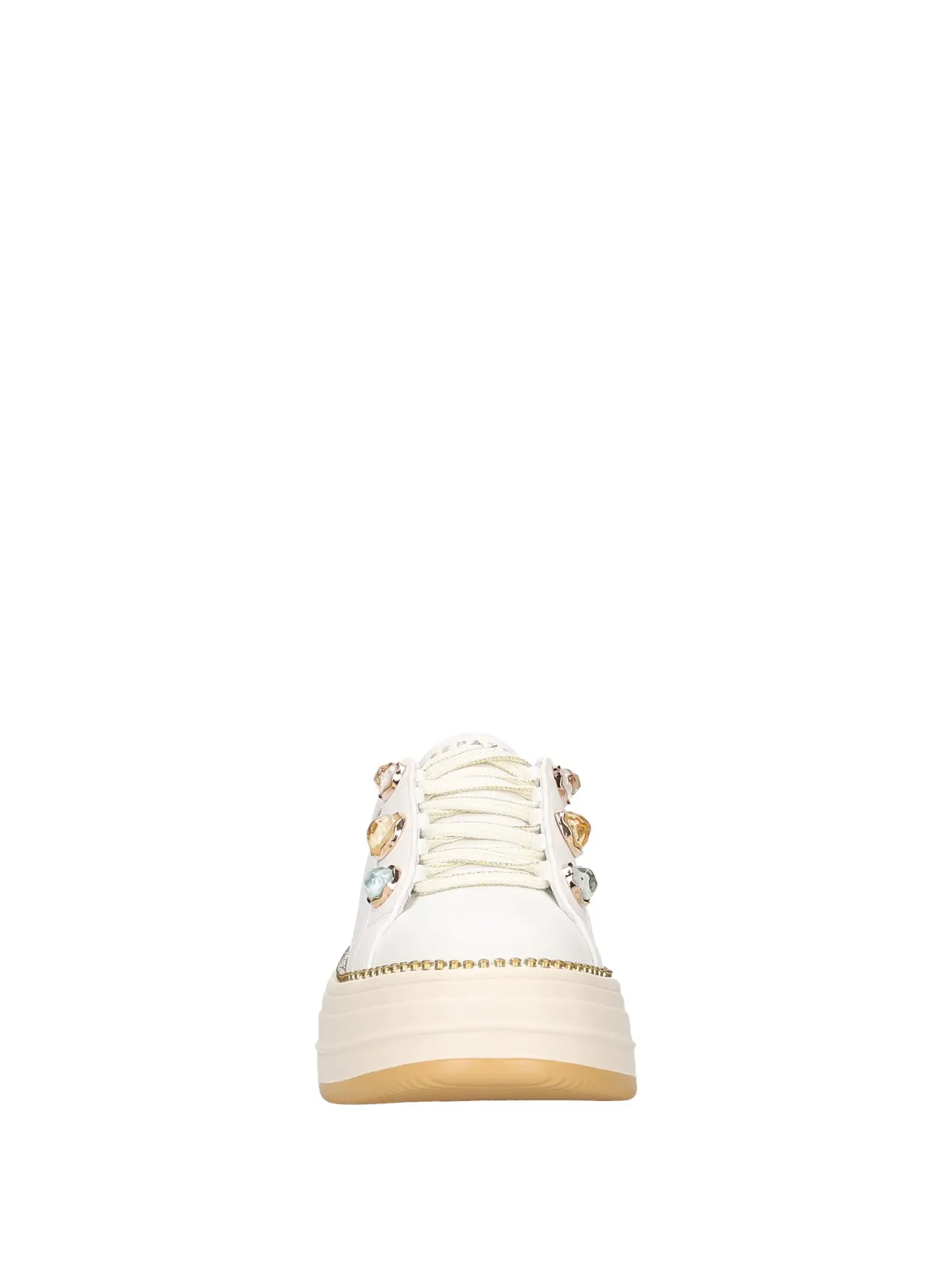 SNEAKERS DONNA - APE PAZZA BIANCO-VERDE - S6LIFTY24/LEA - Image 3