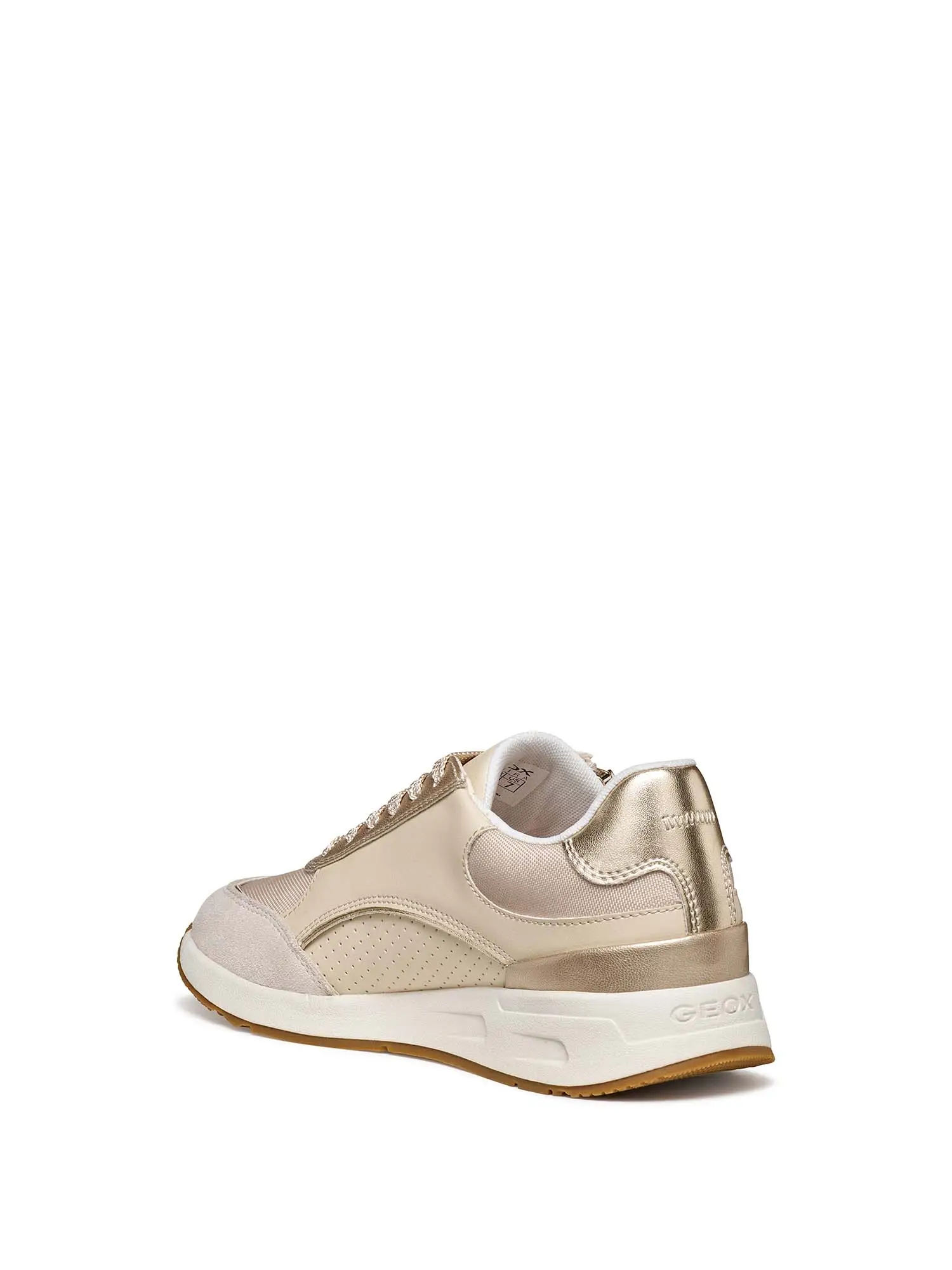 SNEAKERS DONNA - GEOX BEIGE-ORO - D65NQB 054AC - Image 3