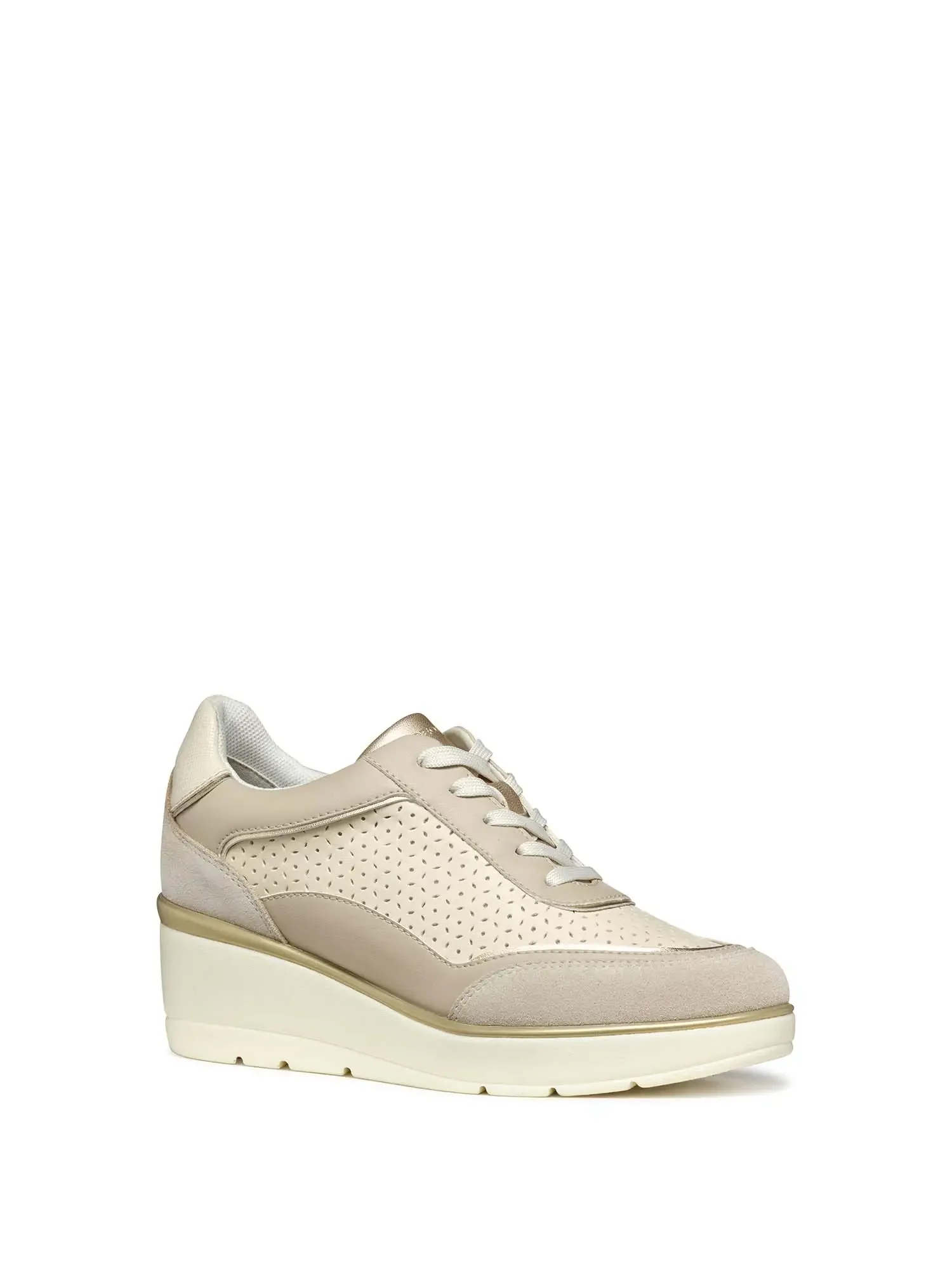 SNEAKERS DONNA - GEOX BEIGE-TAUPE - D55RAB 05422 - Image 2