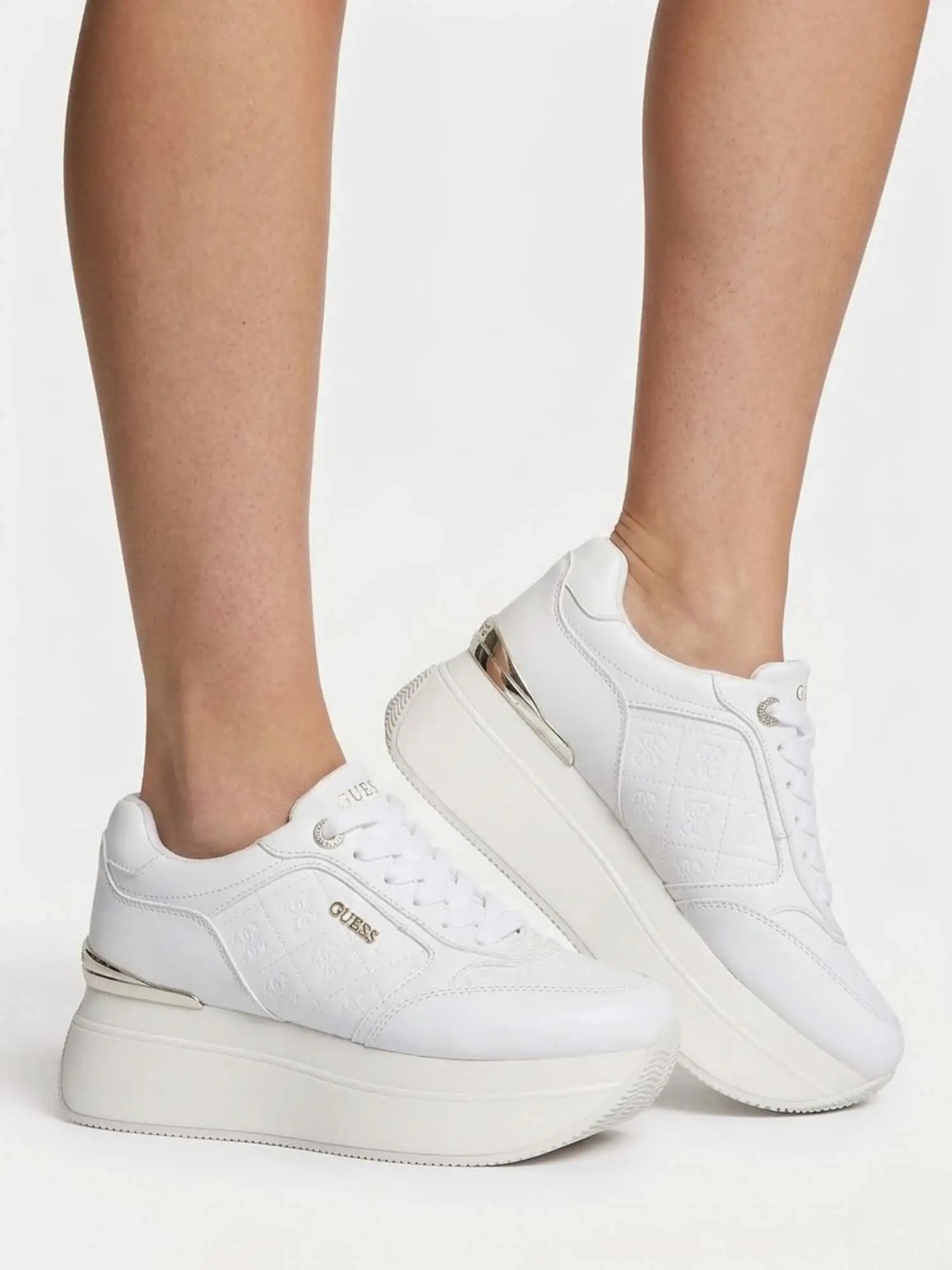 SNEAKERS DONNA - GUESS BIANCO - FLPC10 FAL12 - Image 5