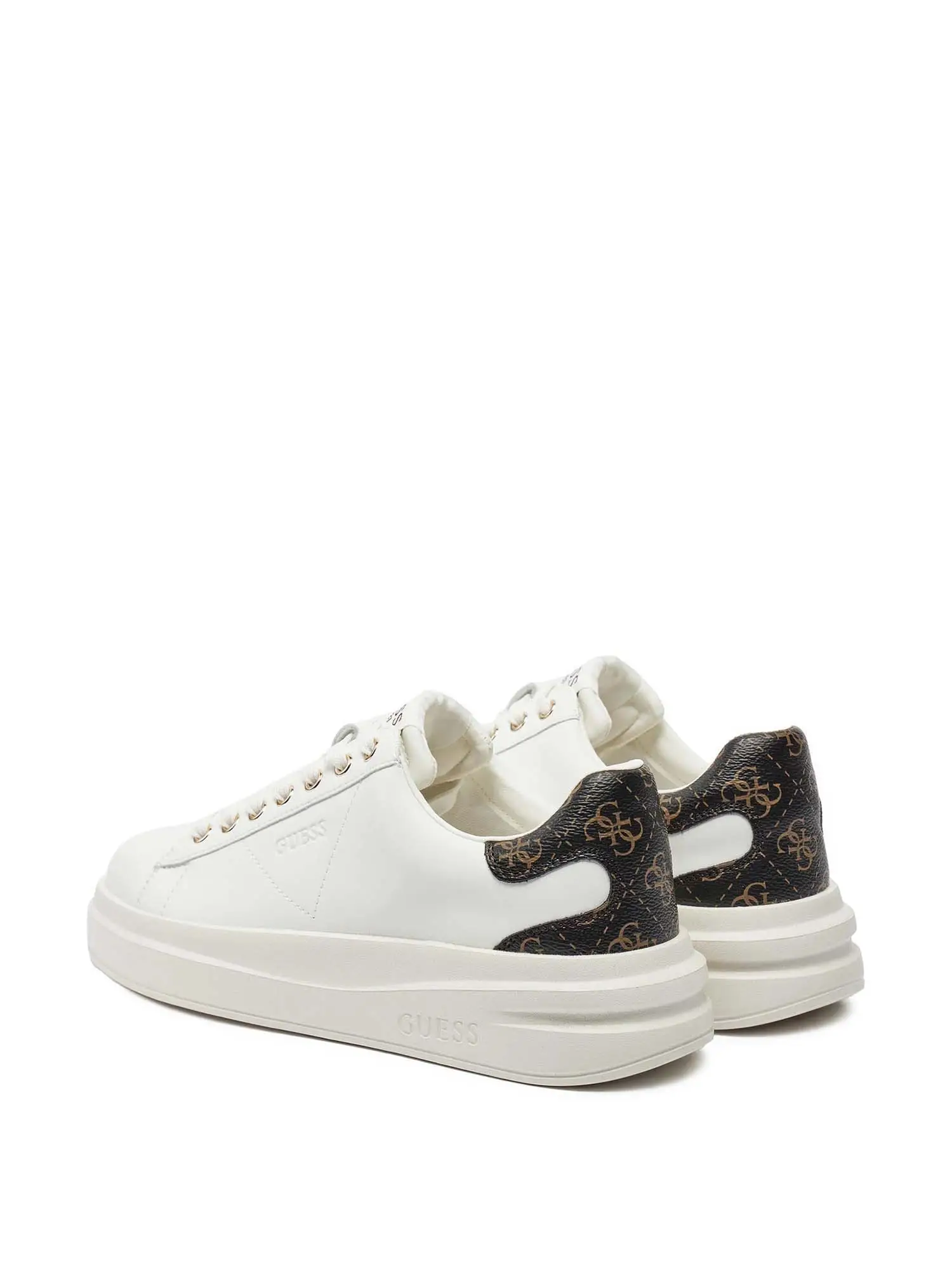 SNEAKERS DONNA - GUESS BIANCO-MARRONE - FLJELB FAL12 - Image 3
