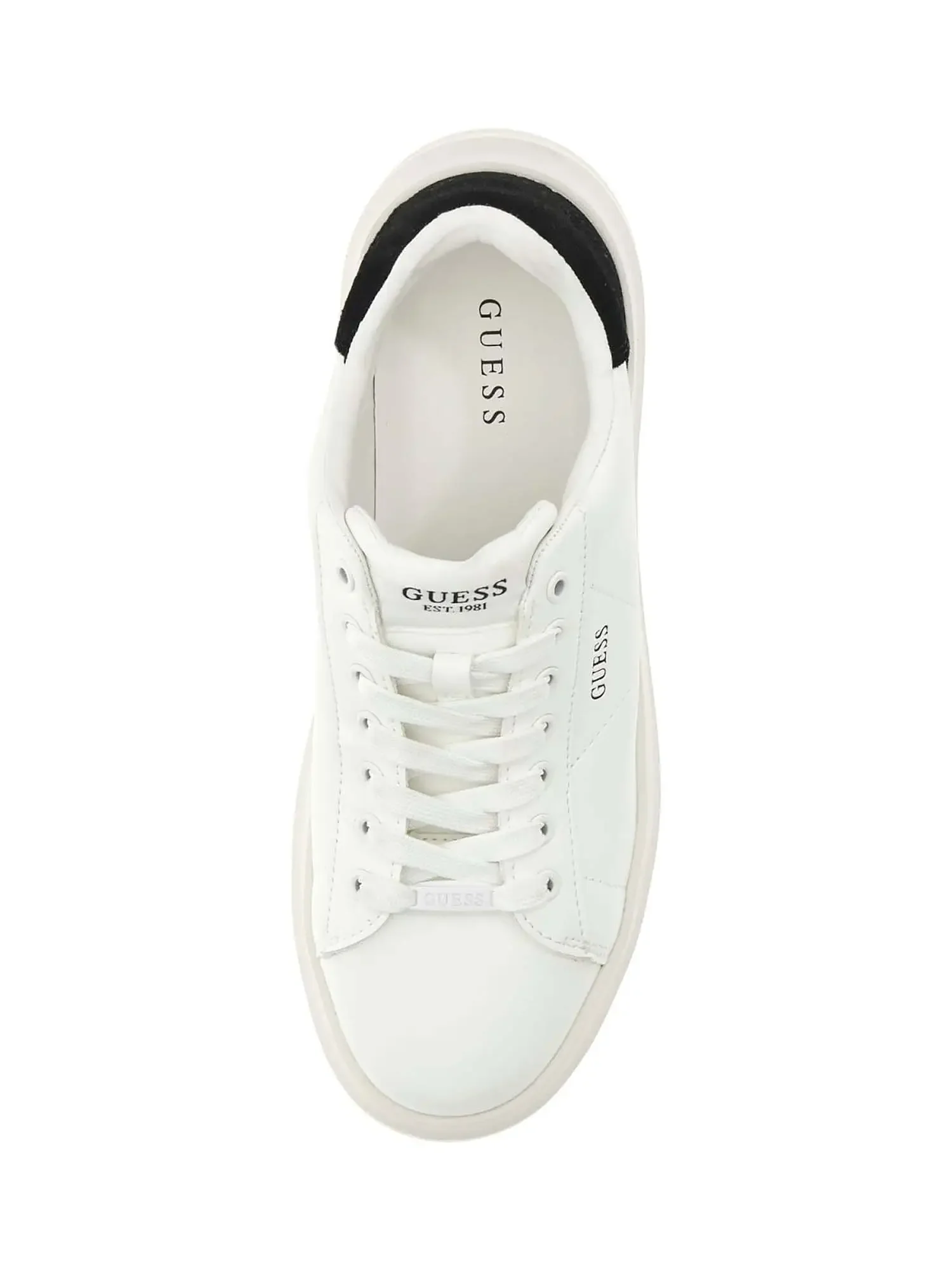 SNEAKERS DONNA - GUESS BIANCO-NERO - FLJELB LEA12 - Image 4