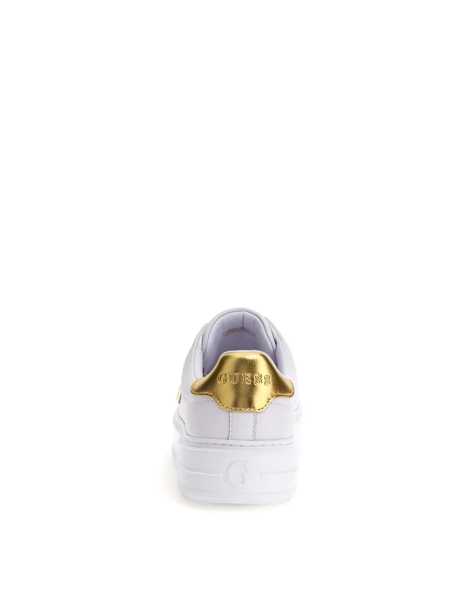 SNEAKERS DONNA - GUESS BIANCO-ORO - FLJD12 LEA12 - Image 3