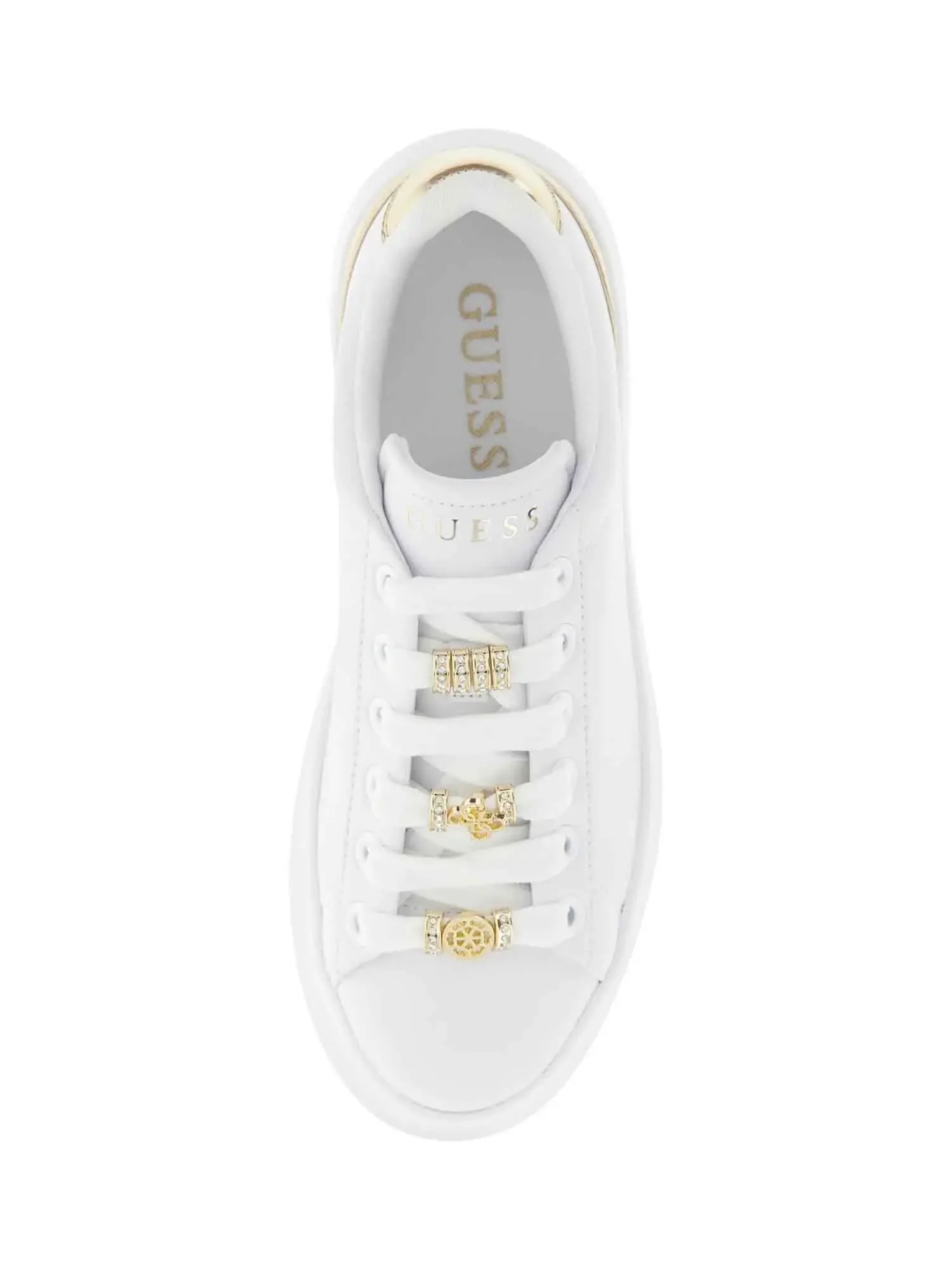 SNEAKERS DONNA - GUESS BIANCO-PLATINO - FLJFIO ELE12 - Image 2