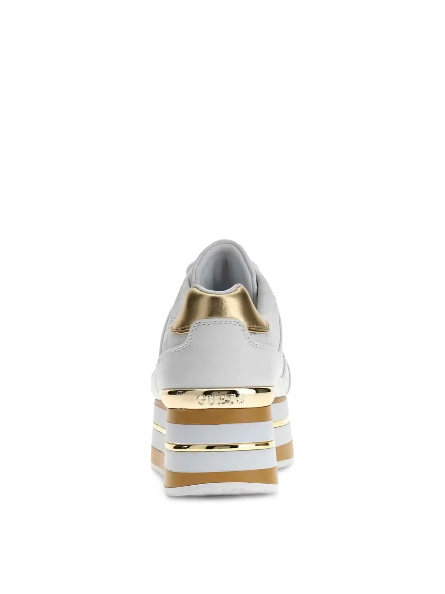 SNEAKERS DONNA - GUESS BIANCO-PLATINO - FLJHN4 ELE12 - Image 3
