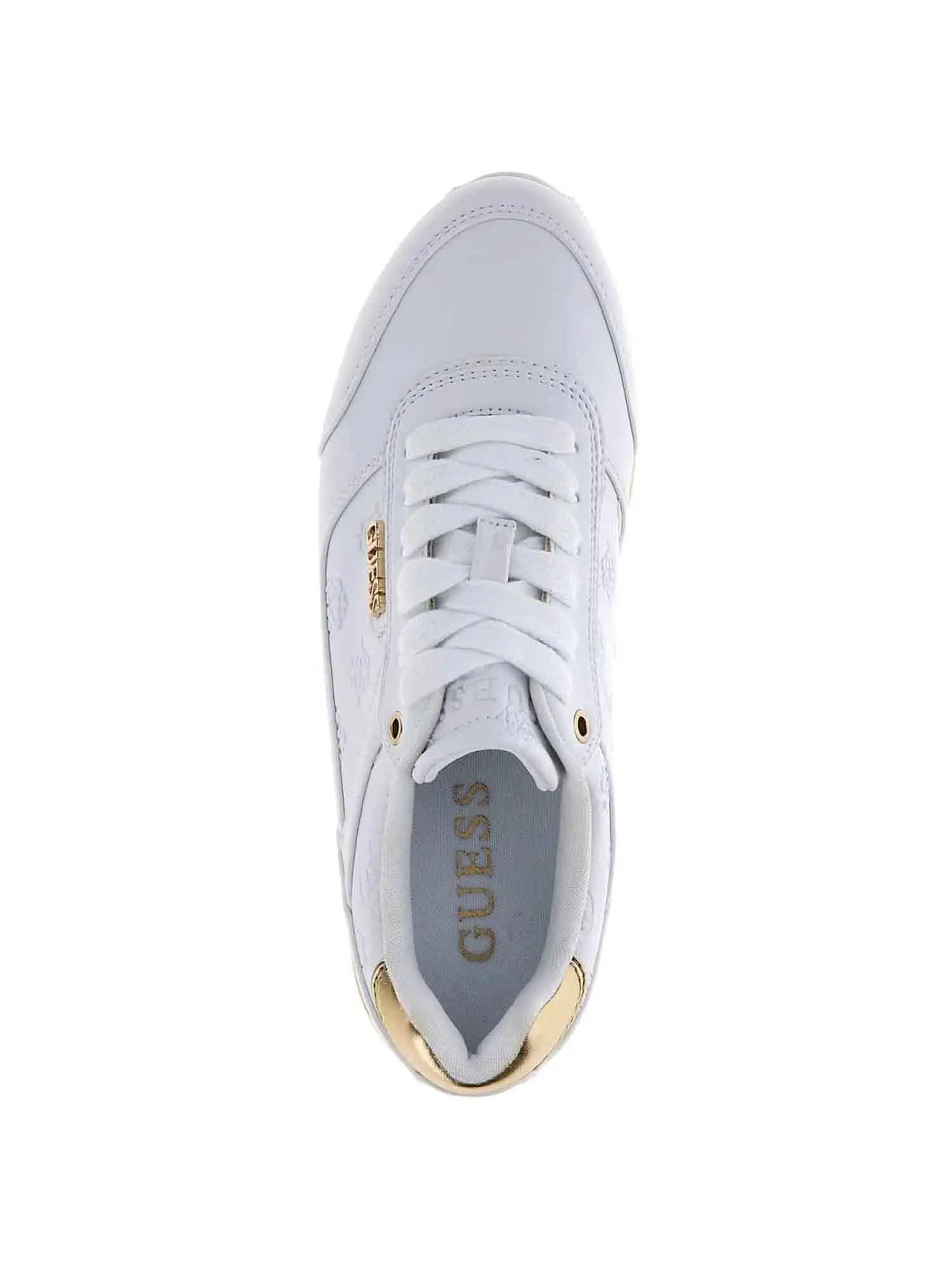SNEAKERS DONNA - GUESS BIANCO-PLATINO - FLJHN4 ELE12 - Image 4