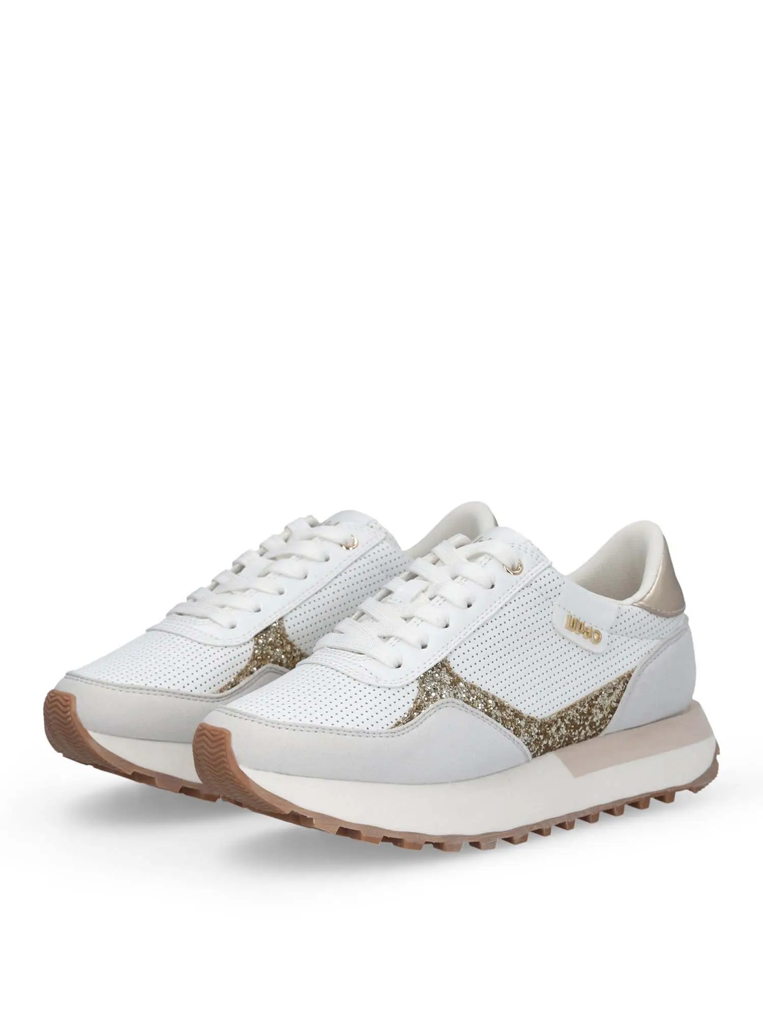 SNEAKERS DONNA - LIU-JO BIANCO-ORO - BA6065TX524 - Image 2