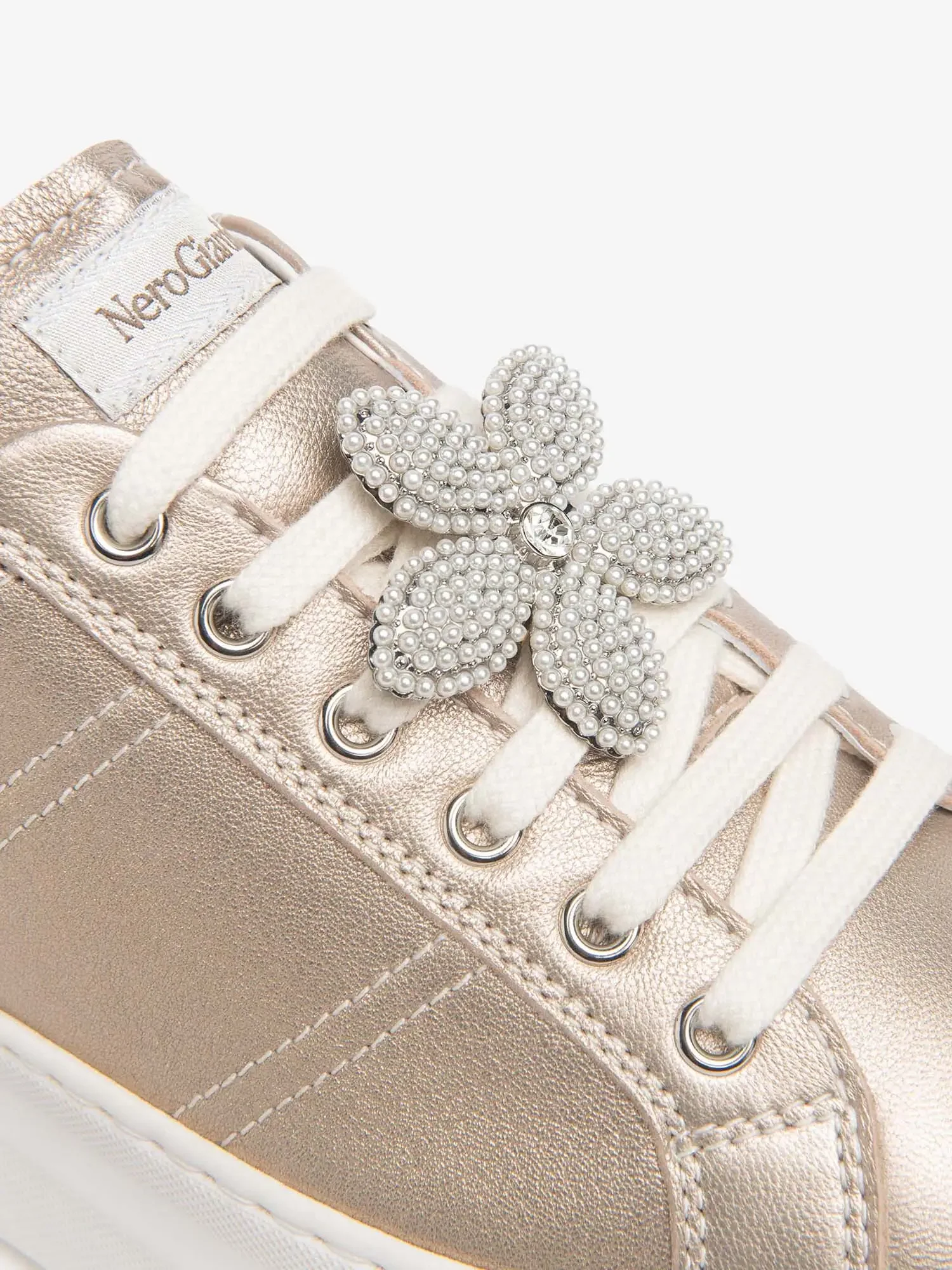 SNEAKERS DONNA - NERO GIARDINI ORO - E615312D - Image 3