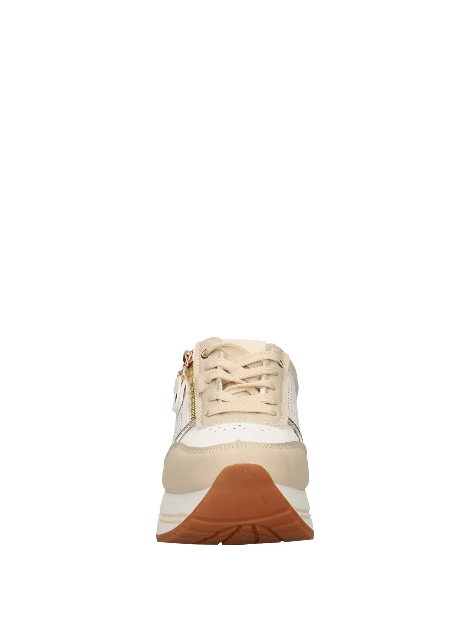 SNEAKERS DONNA - NINI BEIGE-BIANCO - 26274 - Image 3