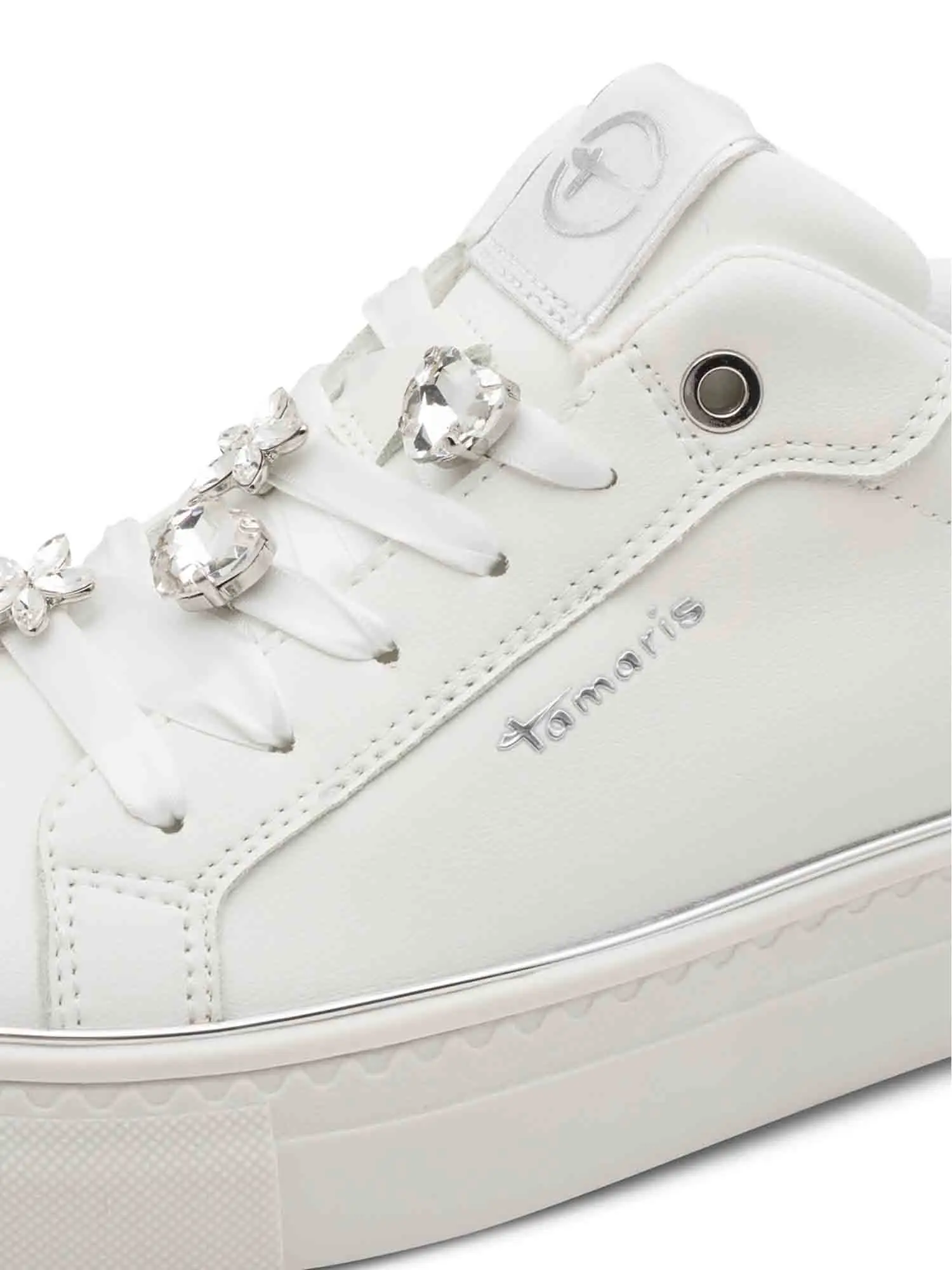 SNEAKERS DONNA - TAMARIS BIANCO-ARGENTO - 1-23751-44 - Image 5