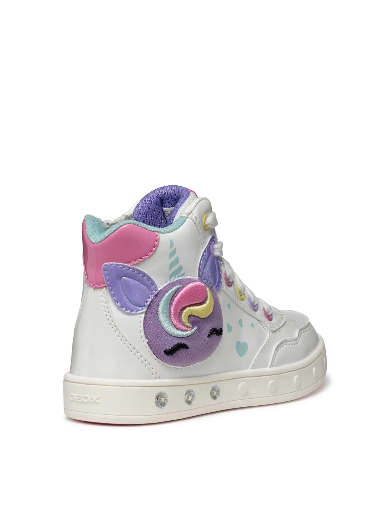 SNEAKERS RAGAZZA - GEOX BIANCO-MULTI - J568WD 0NFKN - Image 5