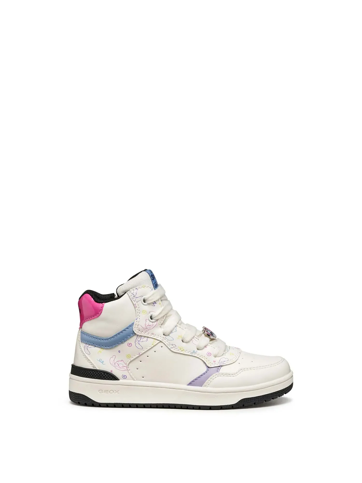 SNEAKERS RAGAZZA - GEOX BIANCO-MULTI - J56HXD 05404