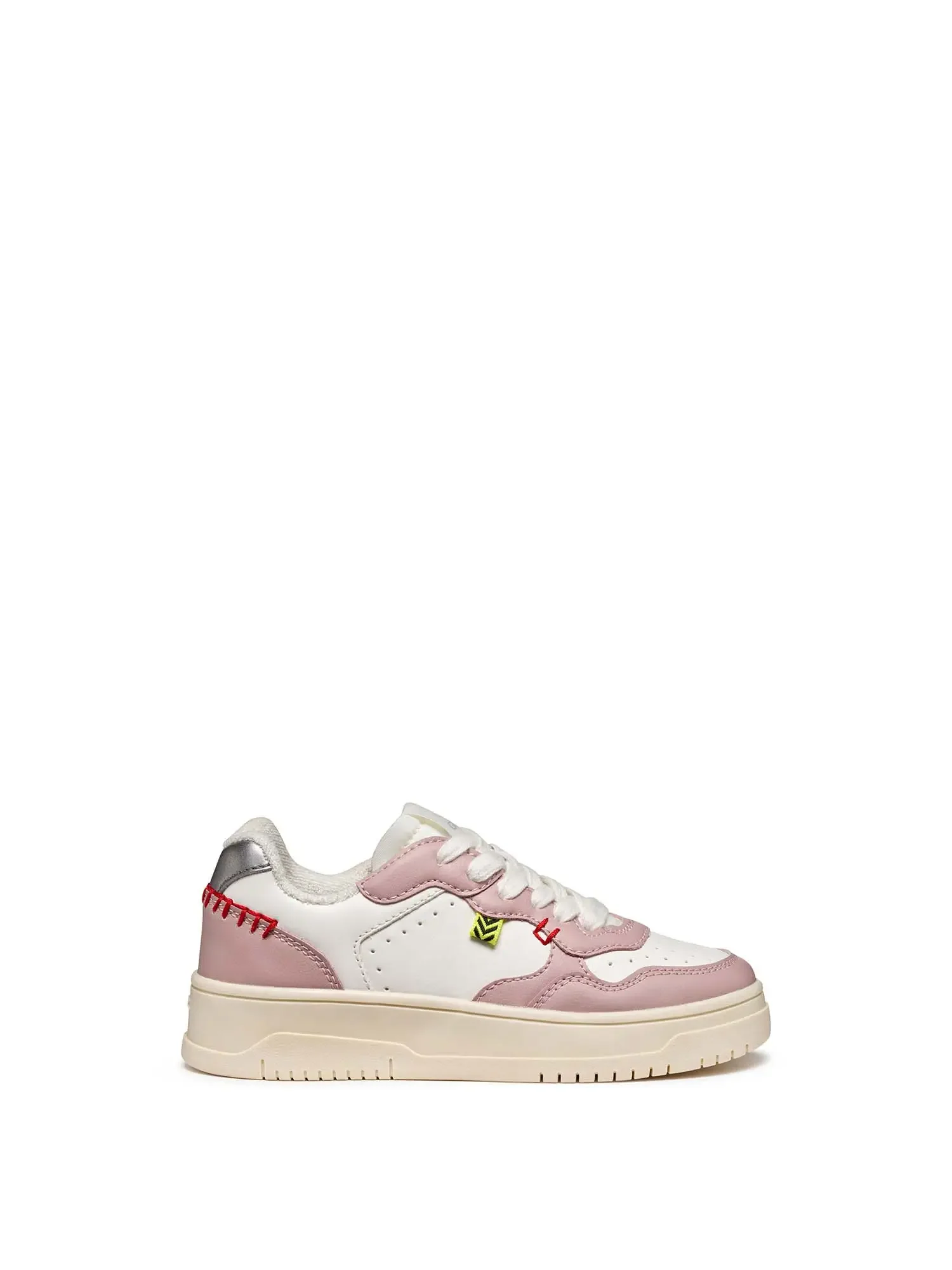 SNEAKERS RAGAZZA - GEOX BIANCO-ROSA - J56NLC 000BC