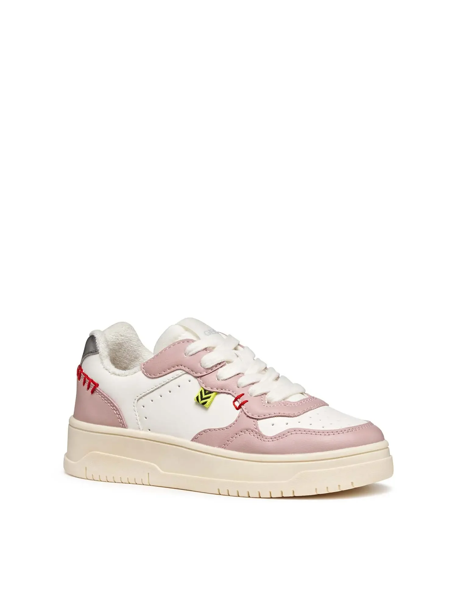 SNEAKERS RAGAZZA - GEOX BIANCO-ROSA - J56NLC 000BC - Image 2