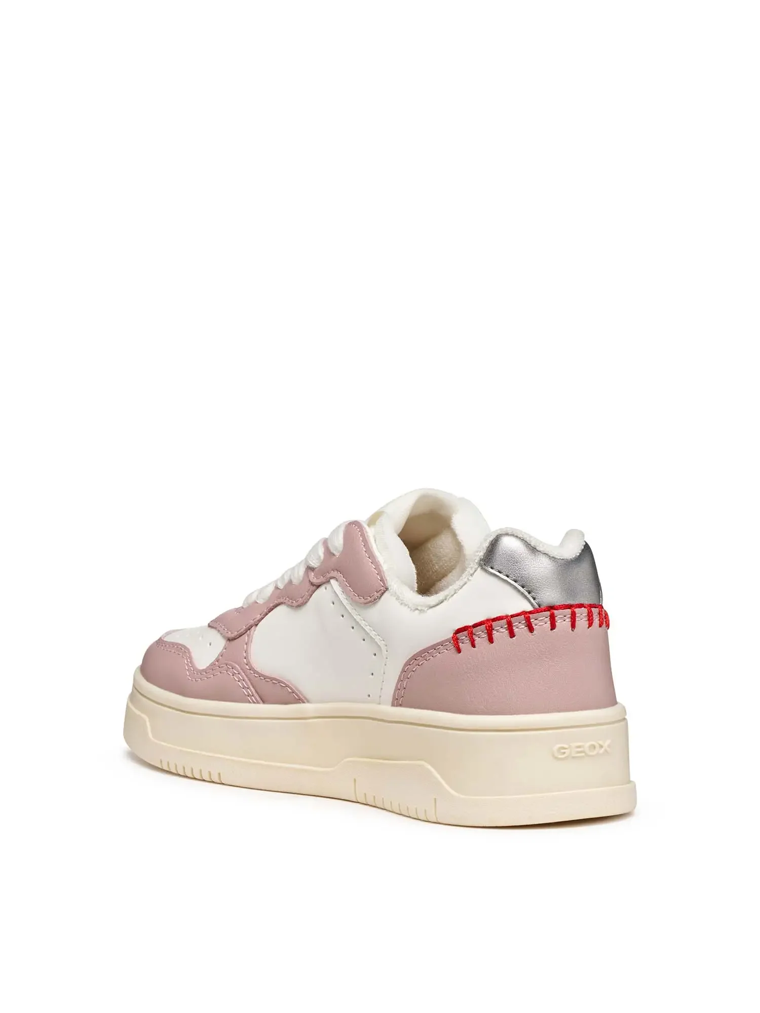 SNEAKERS RAGAZZA - GEOX BIANCO-ROSA - J56NLC 000BC - Image 3