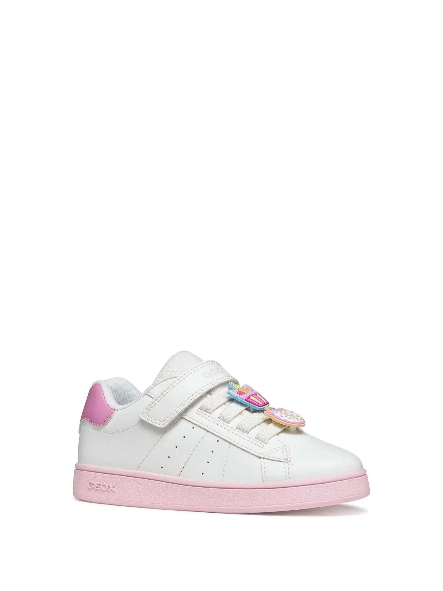 SNEAKERS RAGAZZA - GEOX BIANCO-ROSA - J65LRF 000BC - Image 2