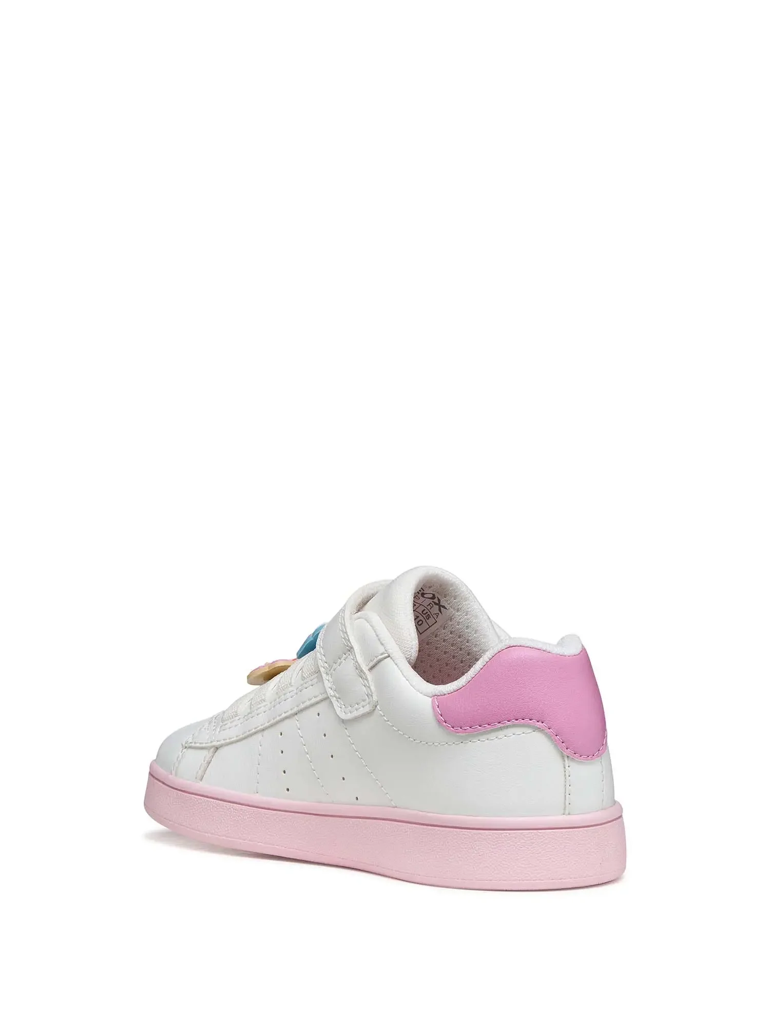 SNEAKERS RAGAZZA - GEOX BIANCO-ROSA - J65LRF 000BC - Image 3