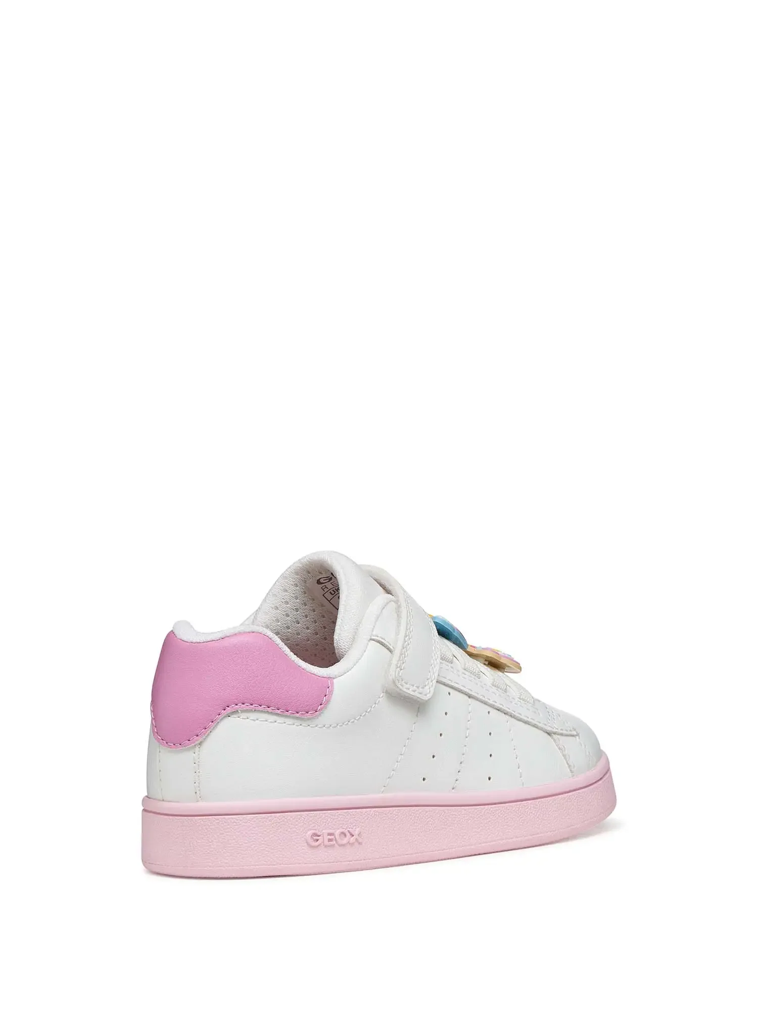 SNEAKERS RAGAZZA - GEOX BIANCO-ROSA - J65LRF 000BC - Image 4
