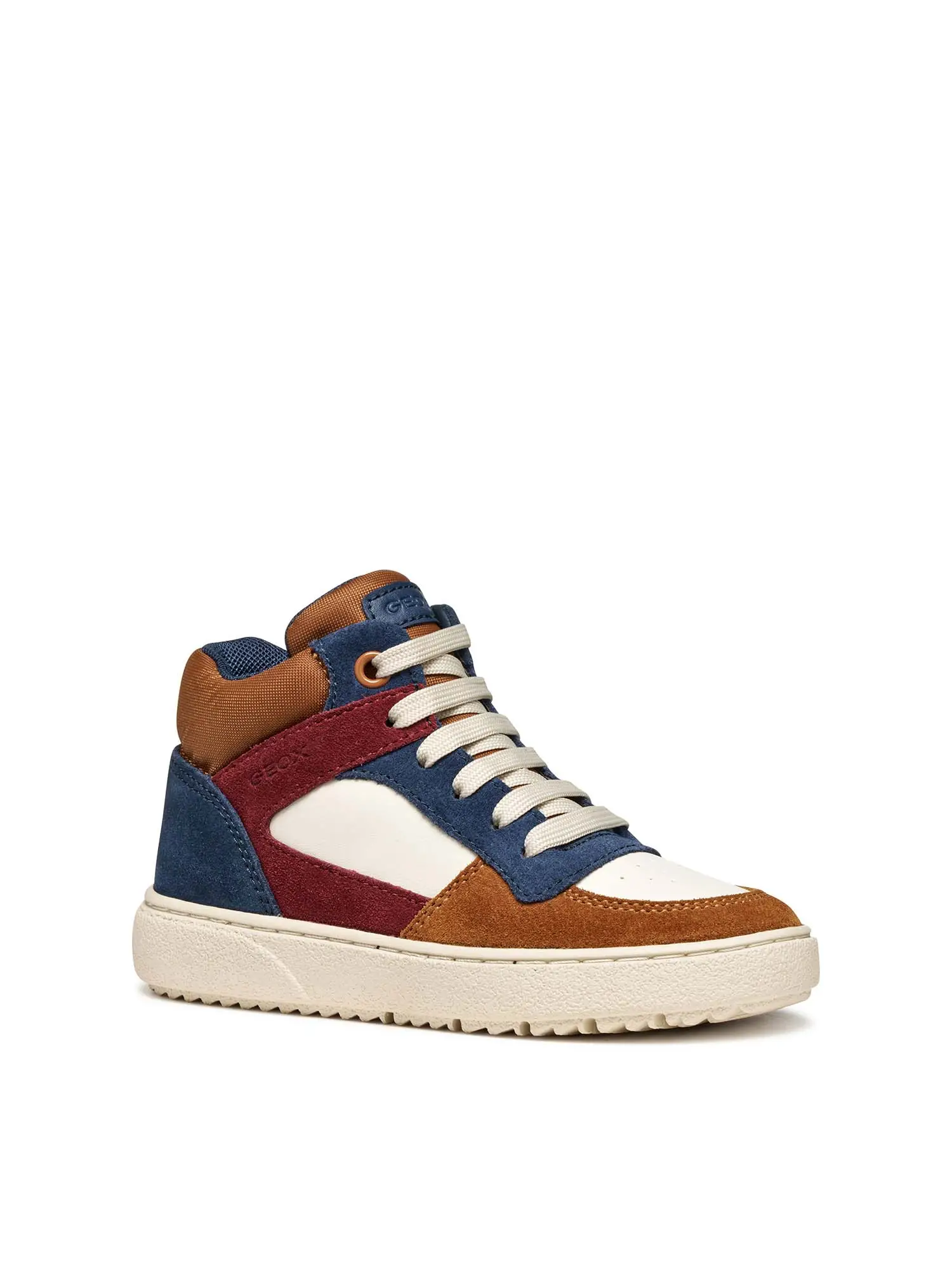 SNEAKERS RAGAZZO - GEOX AVORIO-MARRONE - J46LDC 05422 - Image 2