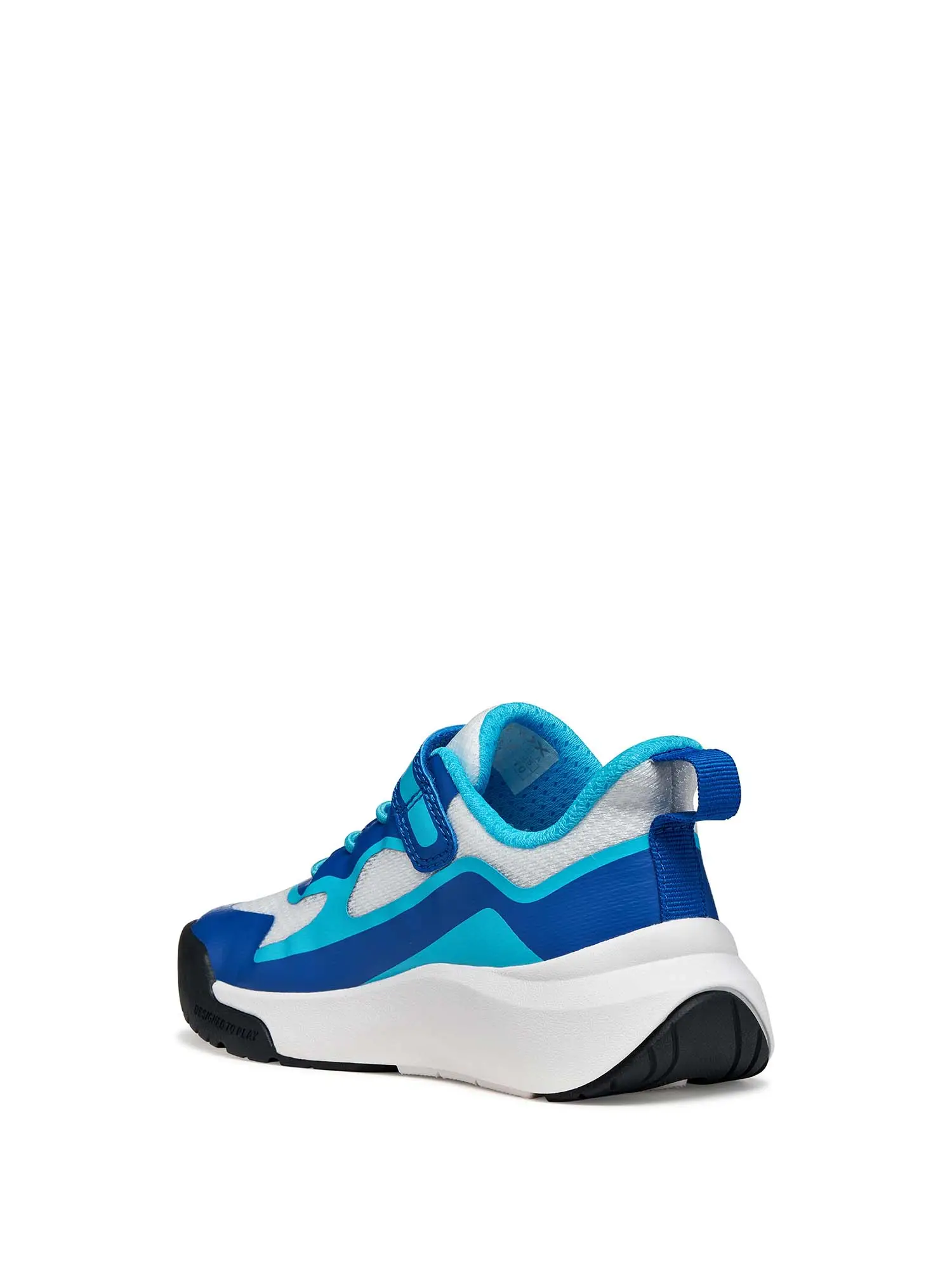 SNEAKERS RAGAZZO - GEOX BIANCO-AZZURO - J65P7F 01454 - Image 3