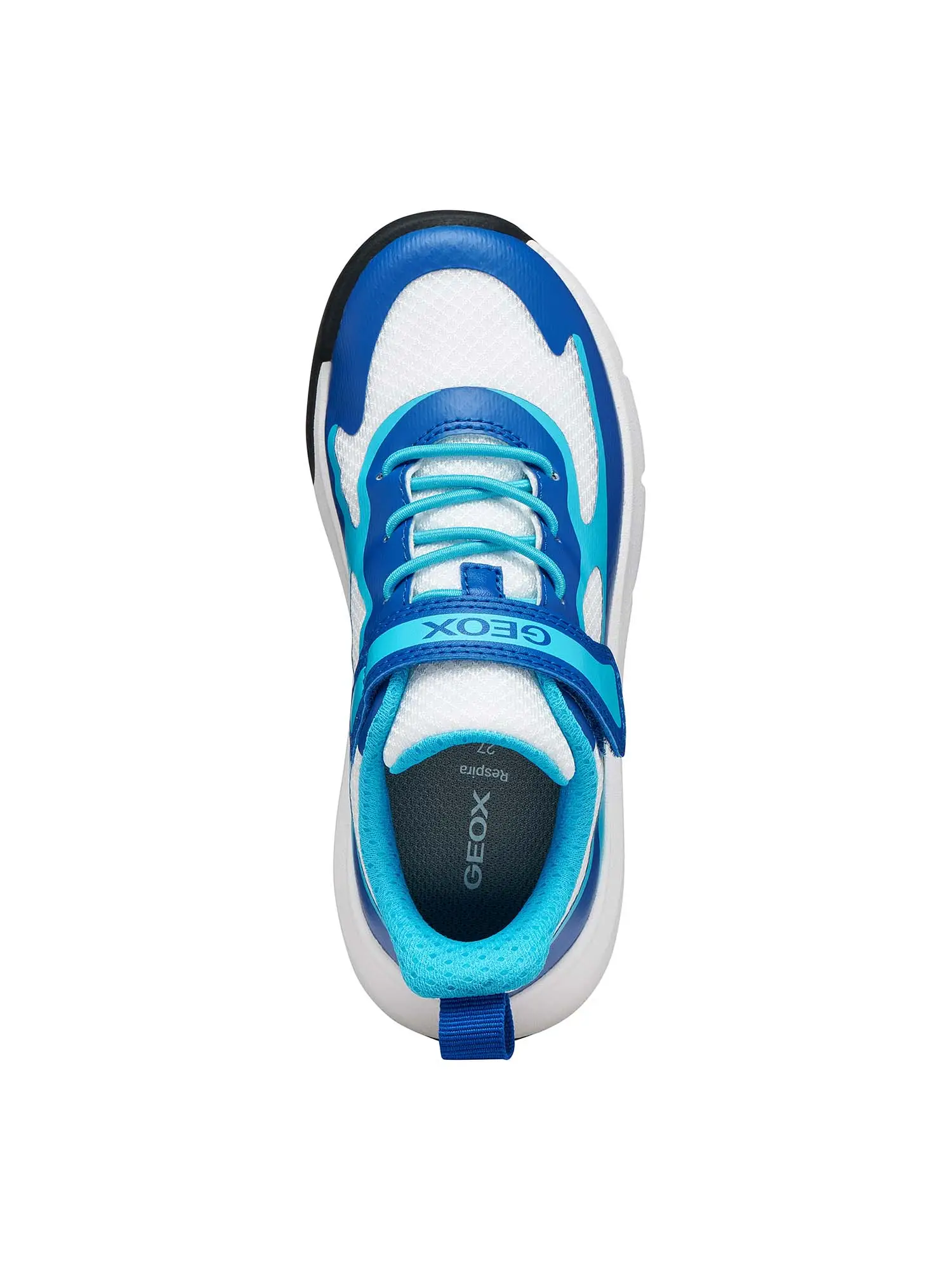 SNEAKERS RAGAZZO - GEOX BIANCO-AZZURO - J65P7F 01454 - Image 5