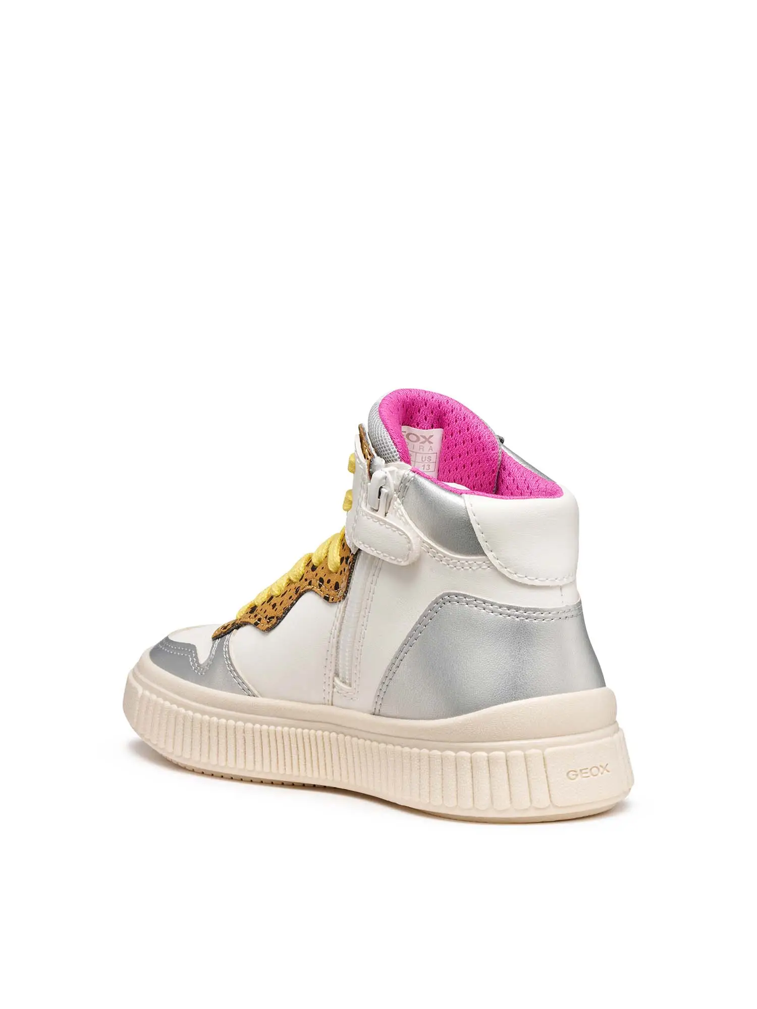 SNEAKERS RAGAZZO - GEOX BIANCO-FUXIA - J56M3B 054AJ - Image 3