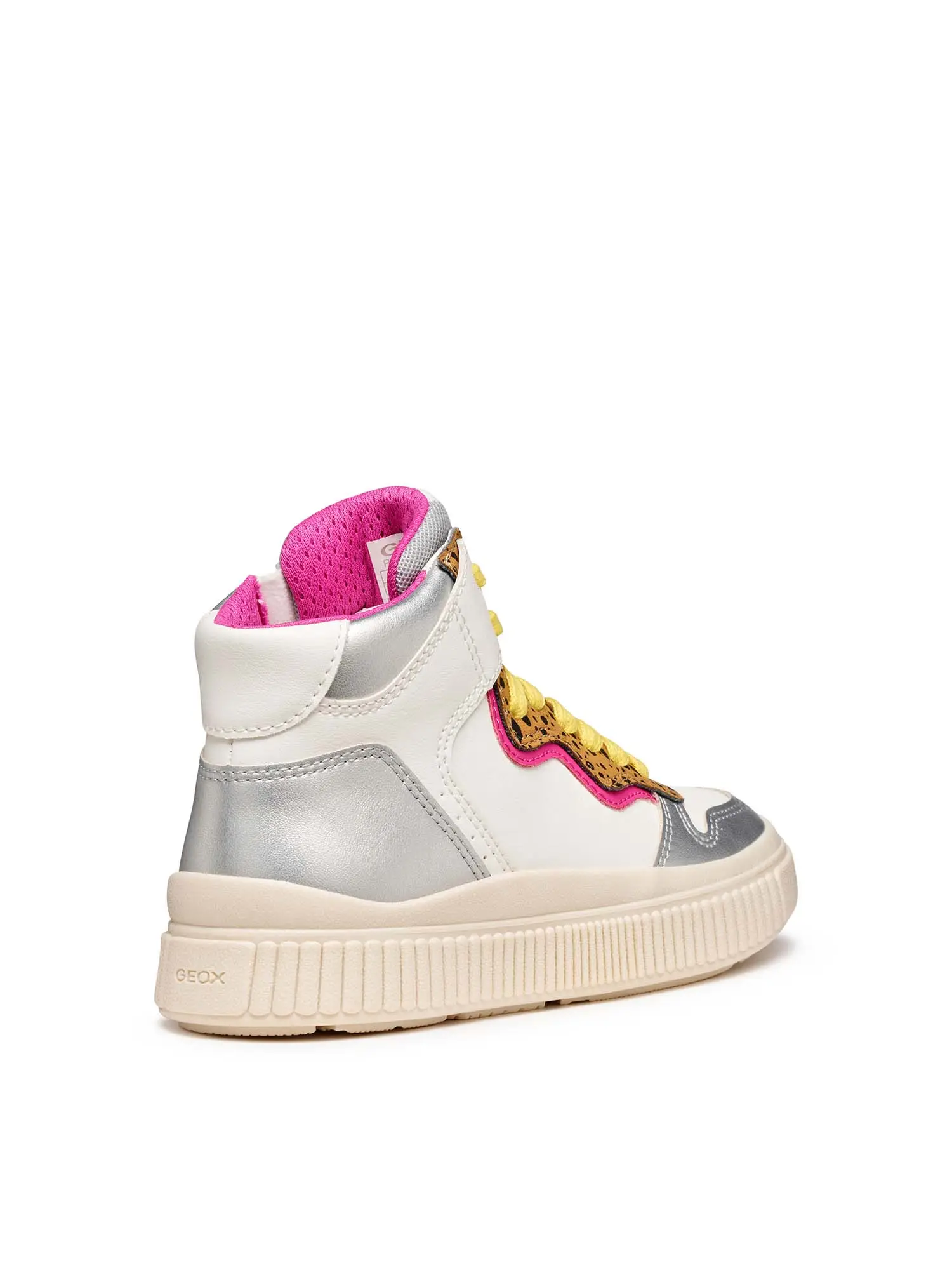 SNEAKERS RAGAZZO - GEOX BIANCO-FUXIA - J56M3B 054AJ - Image 4