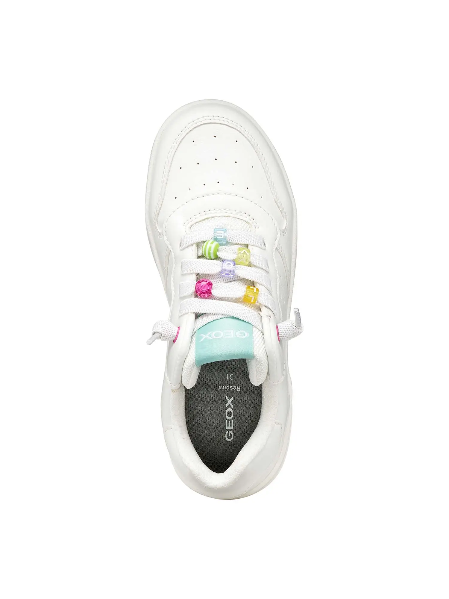 SNEAKERS RAGAZZO - GEOX BIANCO-MULTI - J45HXD 000BC - Image 5