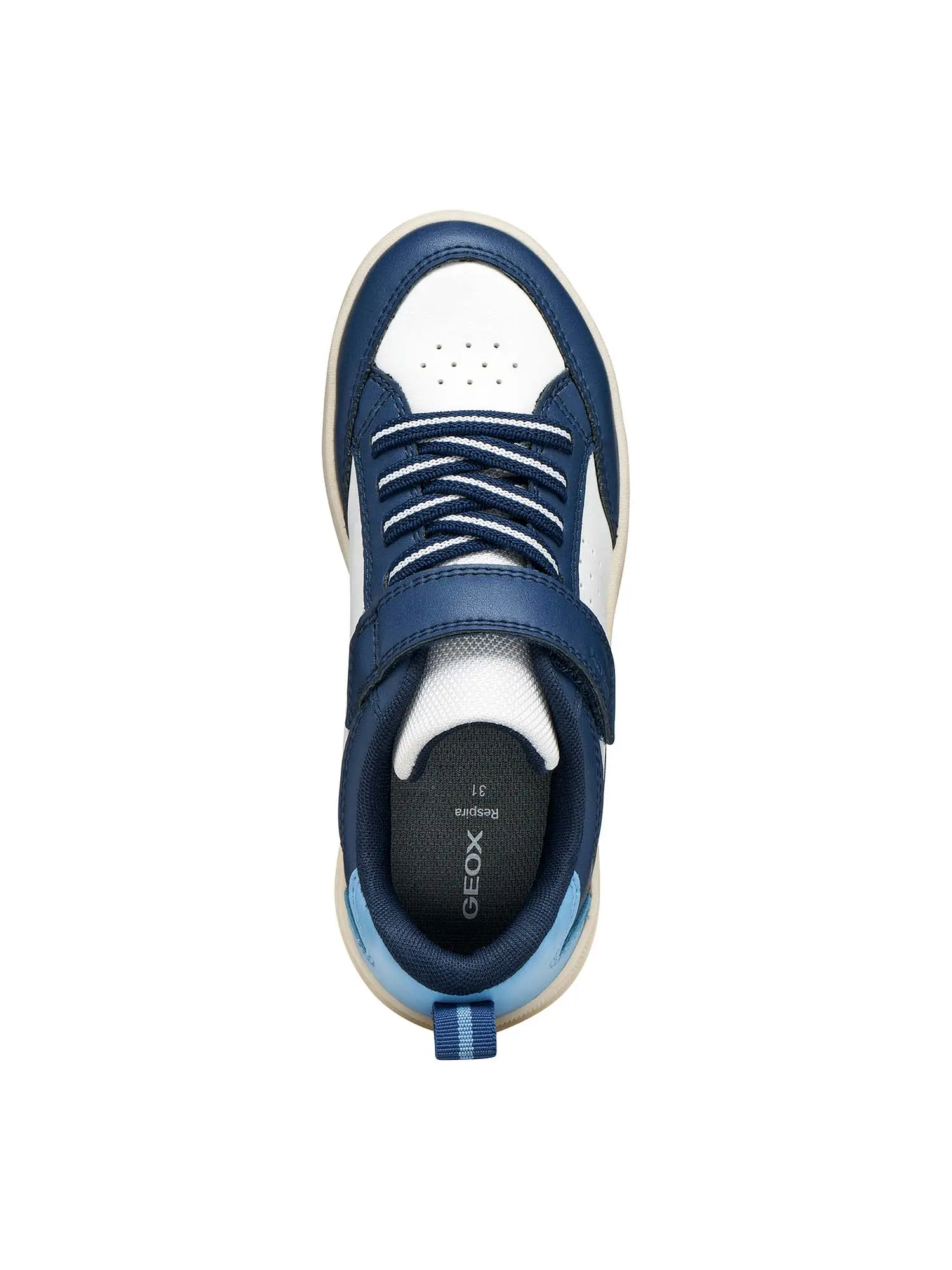 SNEAKERS RAGAZZO - GEOX BIANCO-NAVY - J45LQA 000BC - Image 5