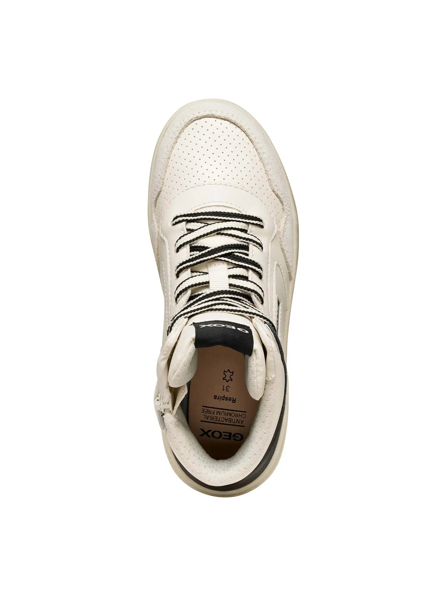 SNEAKERS RAGAZZO - GEOX BIANCO-NERO - J56LQA 05422 - Image 5